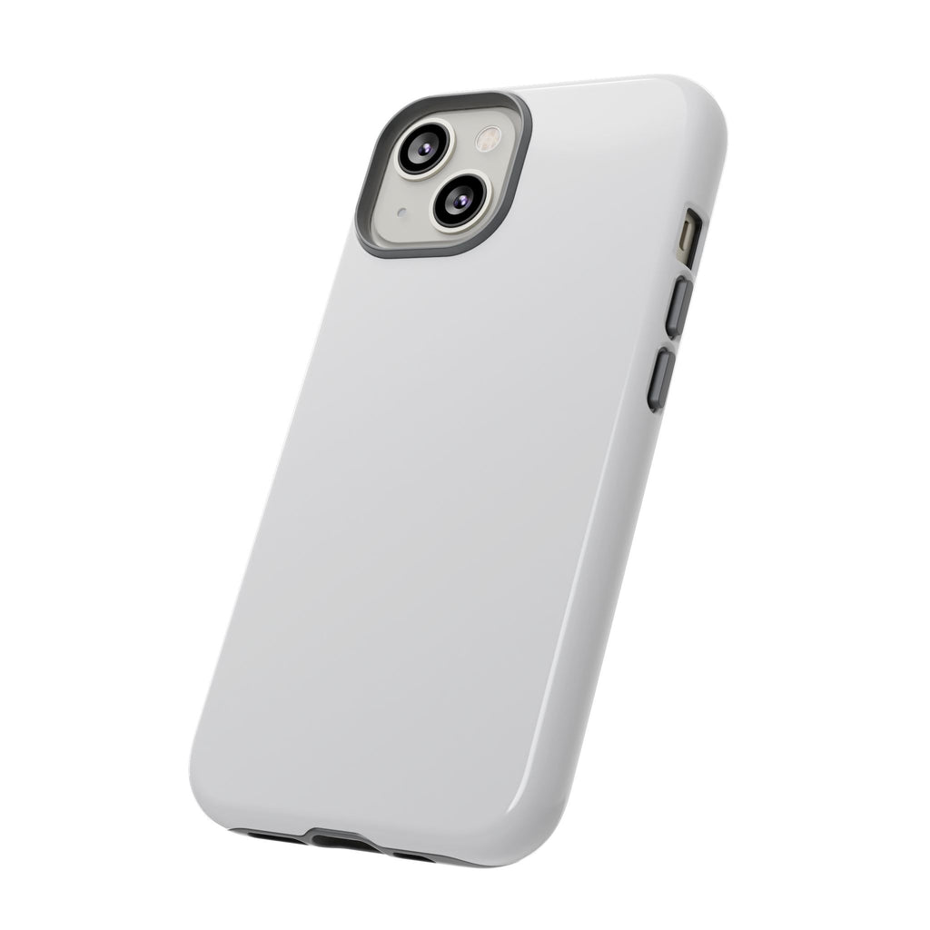 Tough iPhone Case (Silver Matte/Glossy) - Shockproof Durable Protective Cover