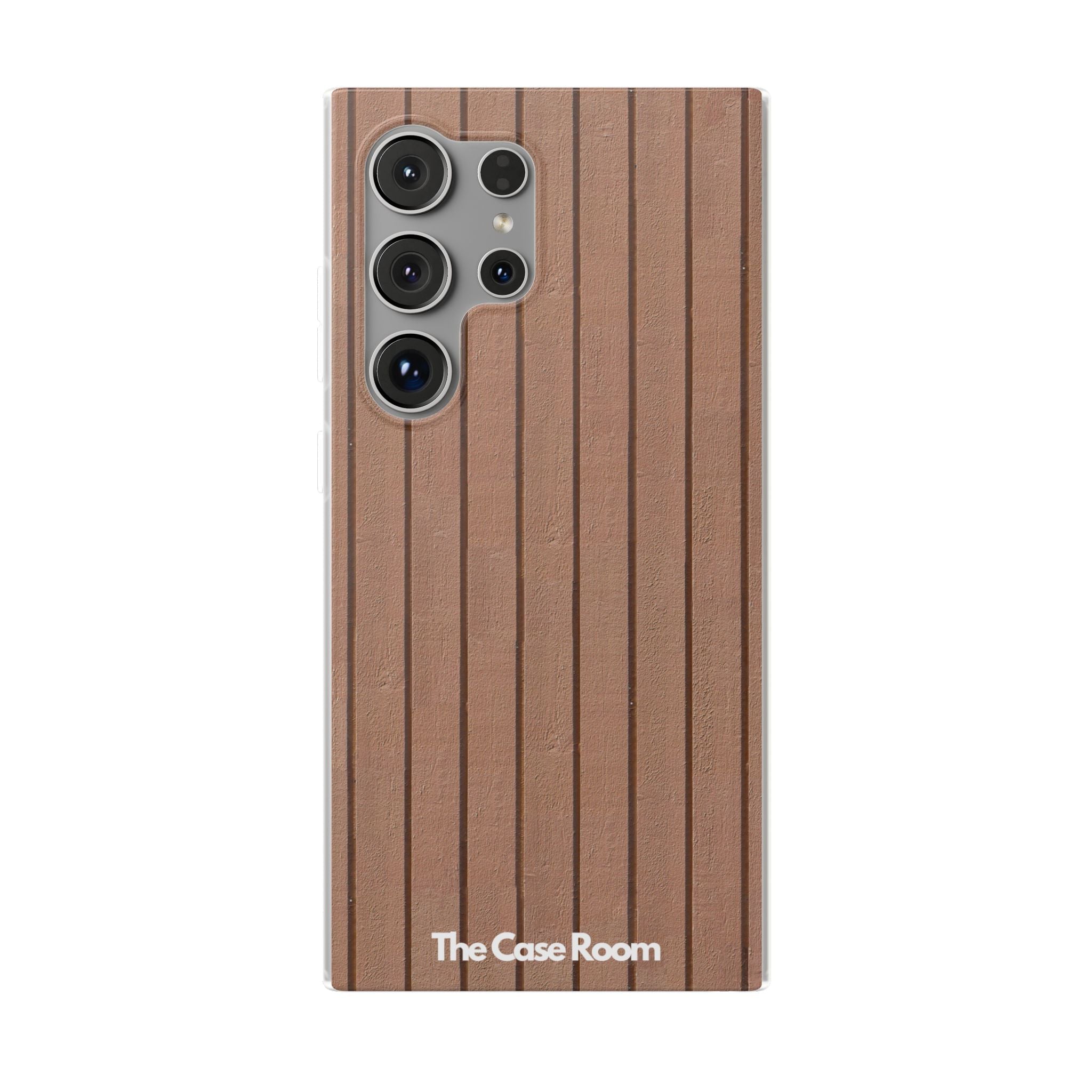 Rustic Wood Panel (Brown) Phone Case - iPhone 17/16/15 & Samsung A24