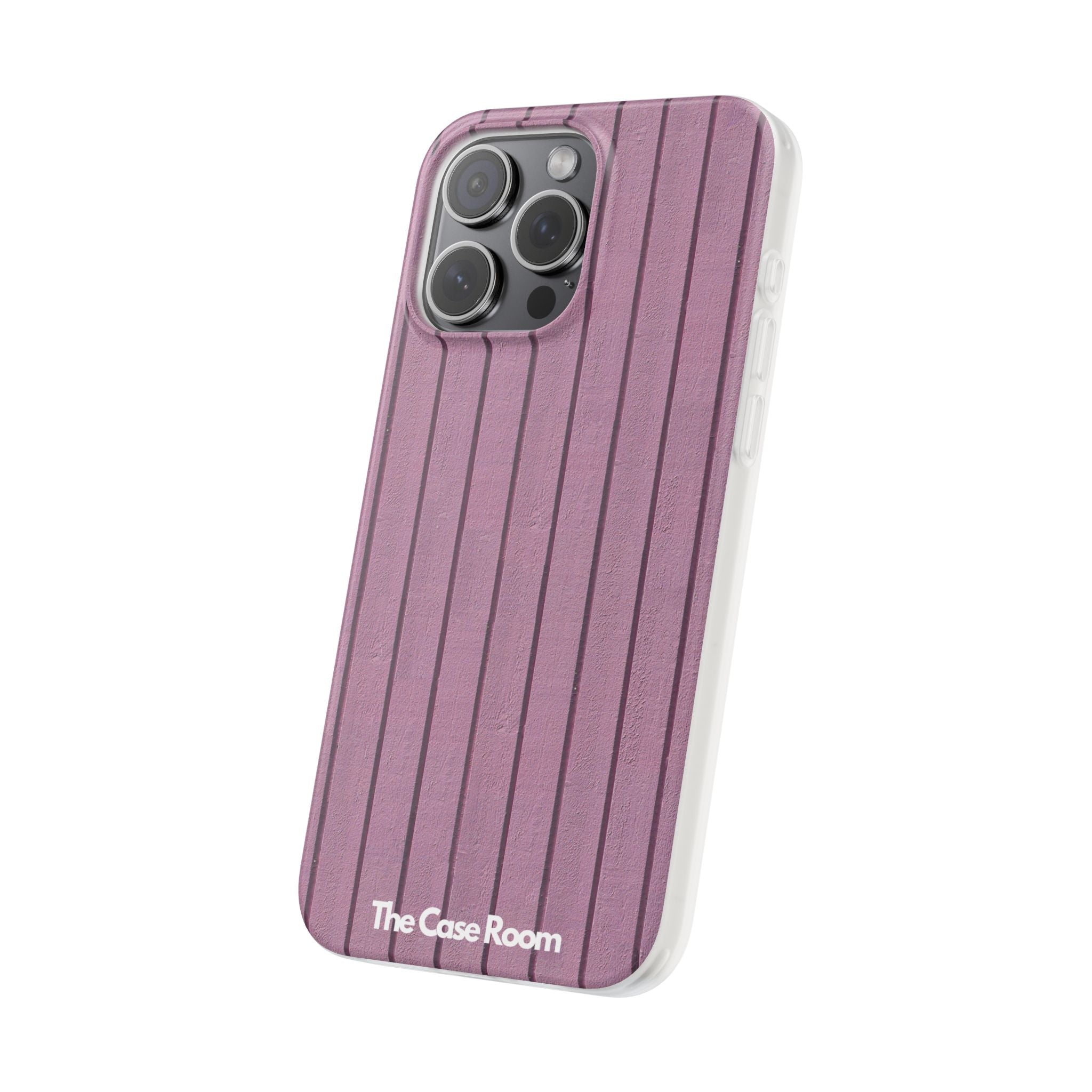 Rustic Wood Panel (Pink) Phone Case - iPhone 17/16/15 & Samsung A24
