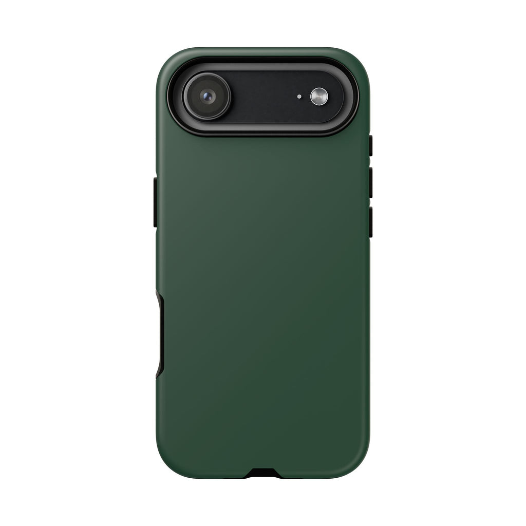 Tough iPhone Case (Green Matte/Glossy) - Shockproof Durable Protective Cover