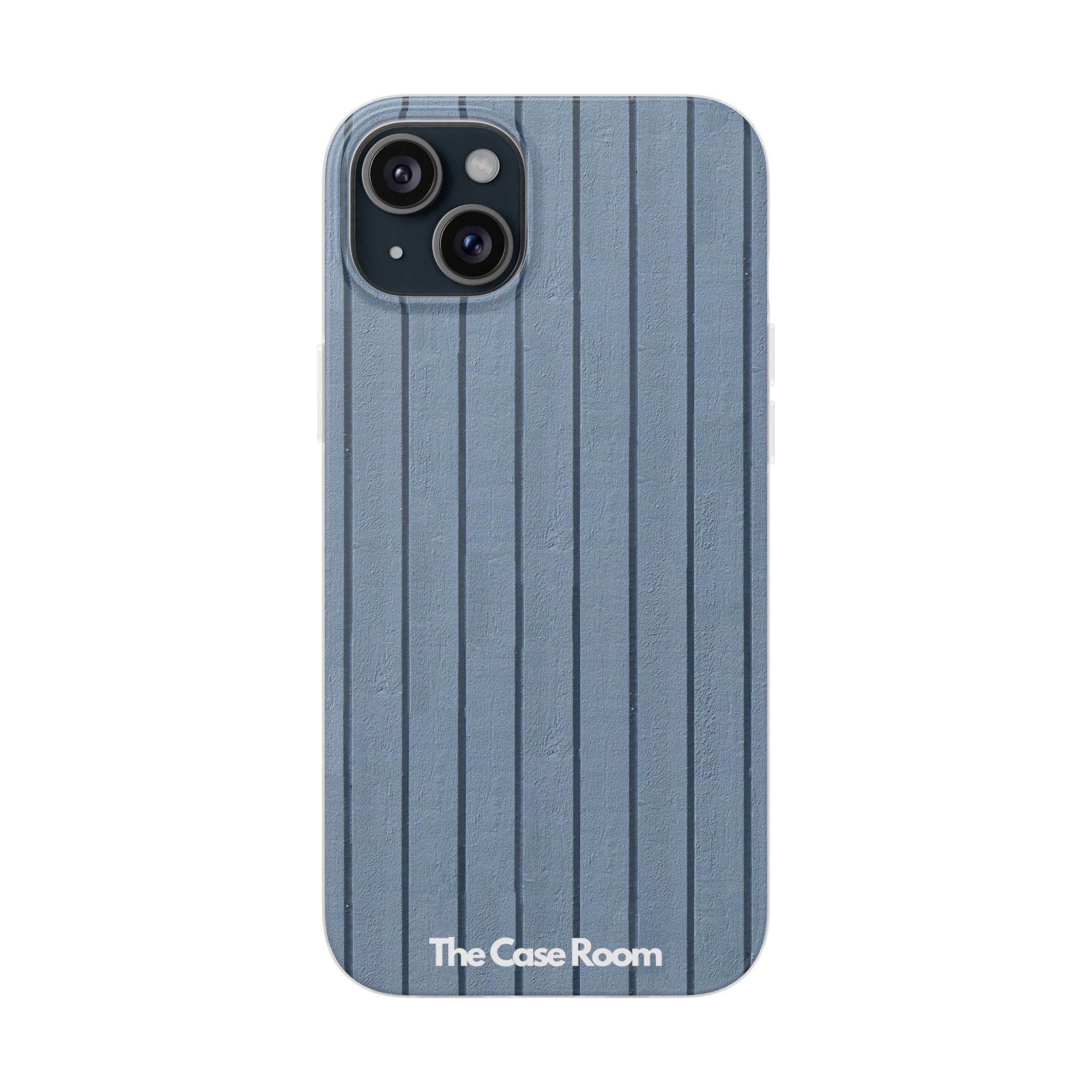 Rustic Wood Panel (Blue) Phone Case - iPhone 17/16/15 & Samsung A24