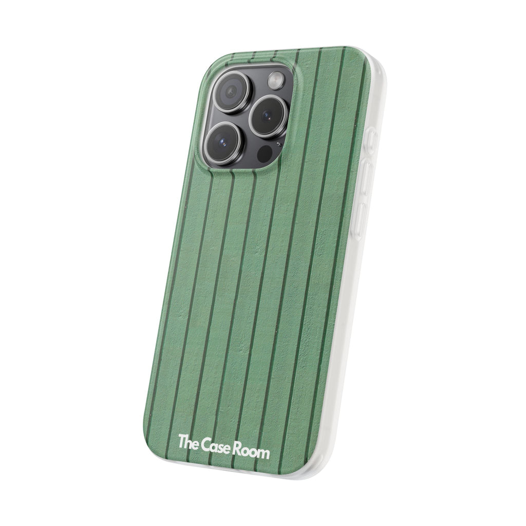 Rustic Wood Panel (Green) Phone Case - iPhone 17/16/15 & Samsung A24