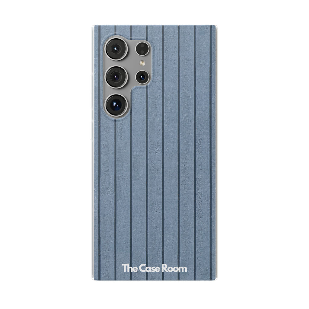 Rustic Wood Panel (Blue) Phone Case - iPhone 17/16/15 & Samsung A24