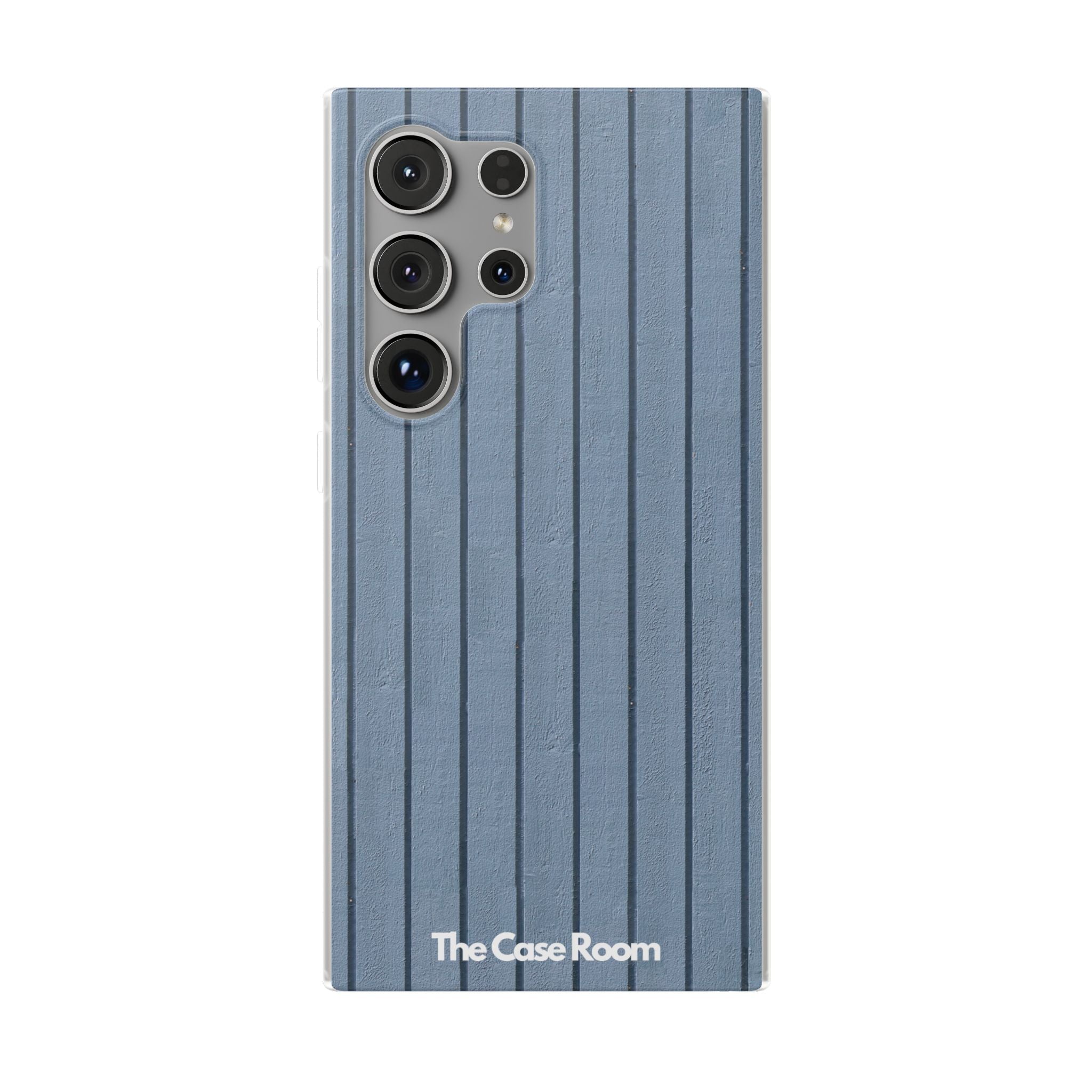 Rustic Wood Panel (Blue) Phone Case - iPhone 17/16/15 & Samsung A24