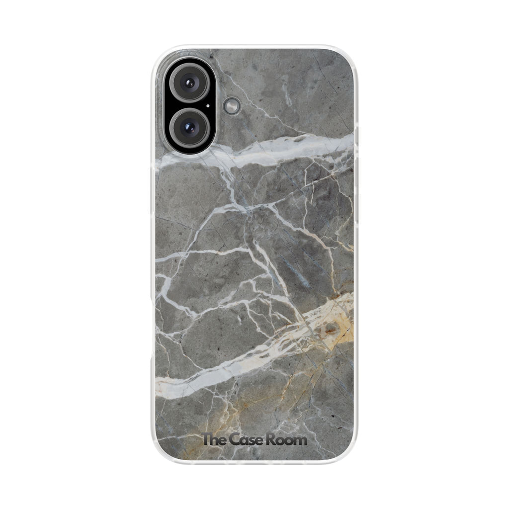 Gray Marble Phone Case - iPhone 17/16/15 & Samsung A24