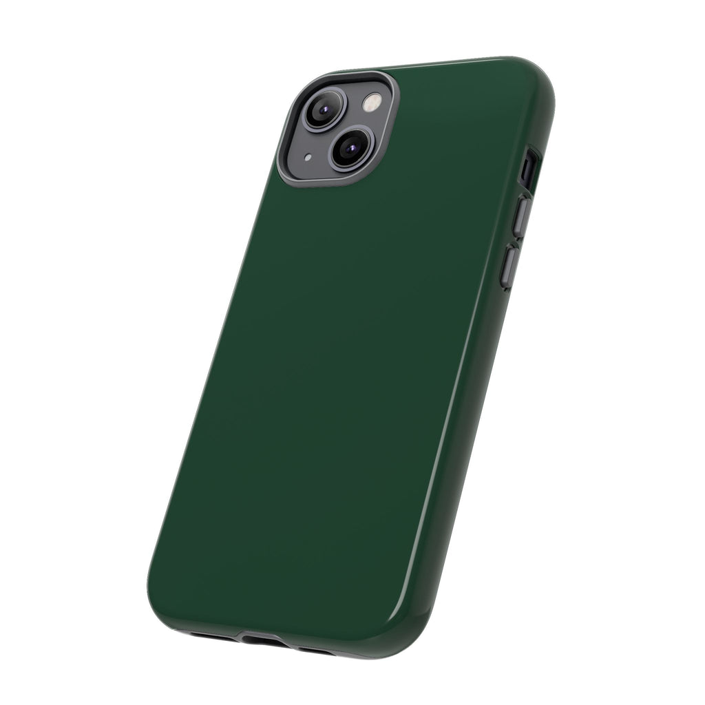 Tough iPhone Case (Green Matte/Glossy) - Shockproof Durable Protective Cover