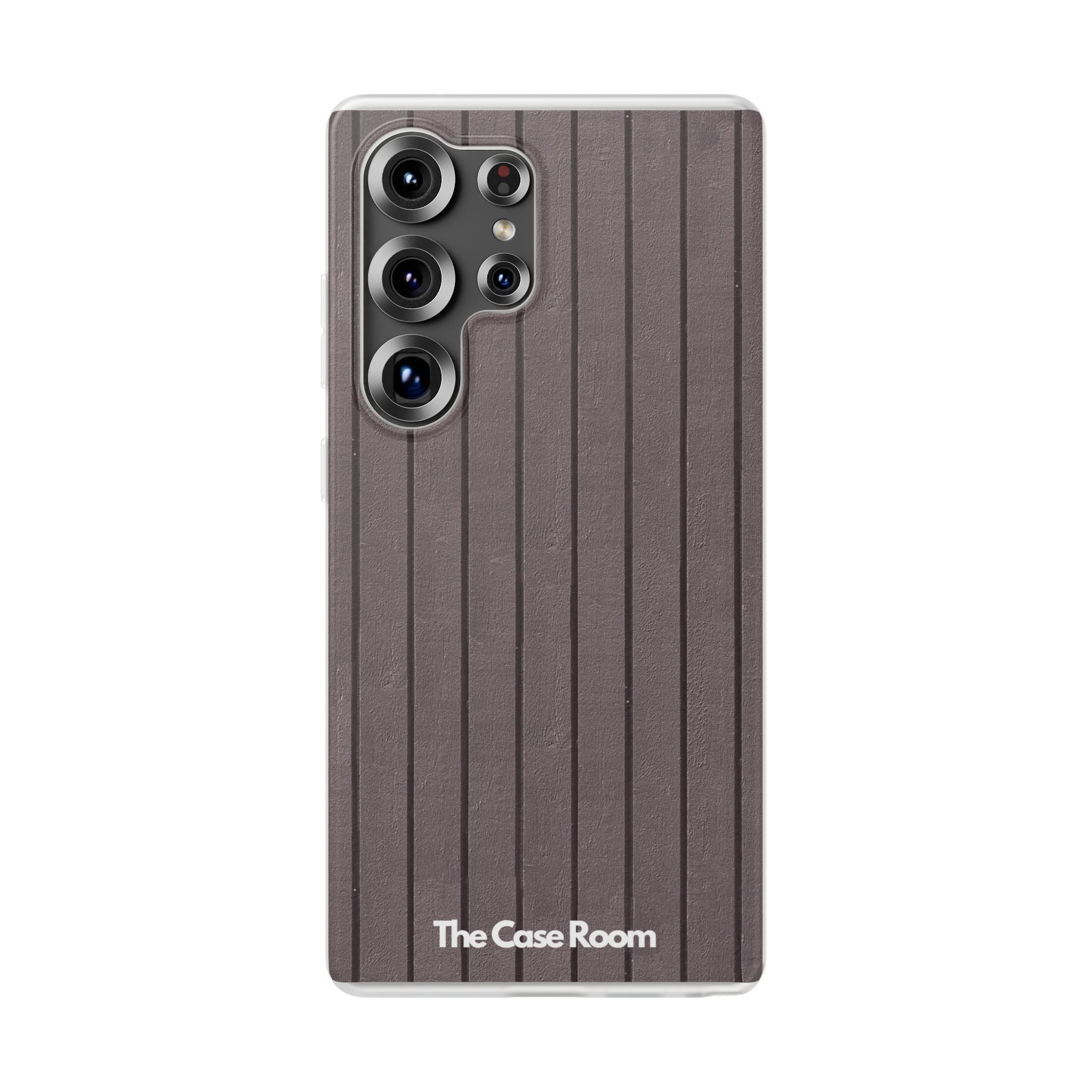 Rustic Wood Panel (Black) Phone Case - iPhone 17/16/15 & Samsung A24