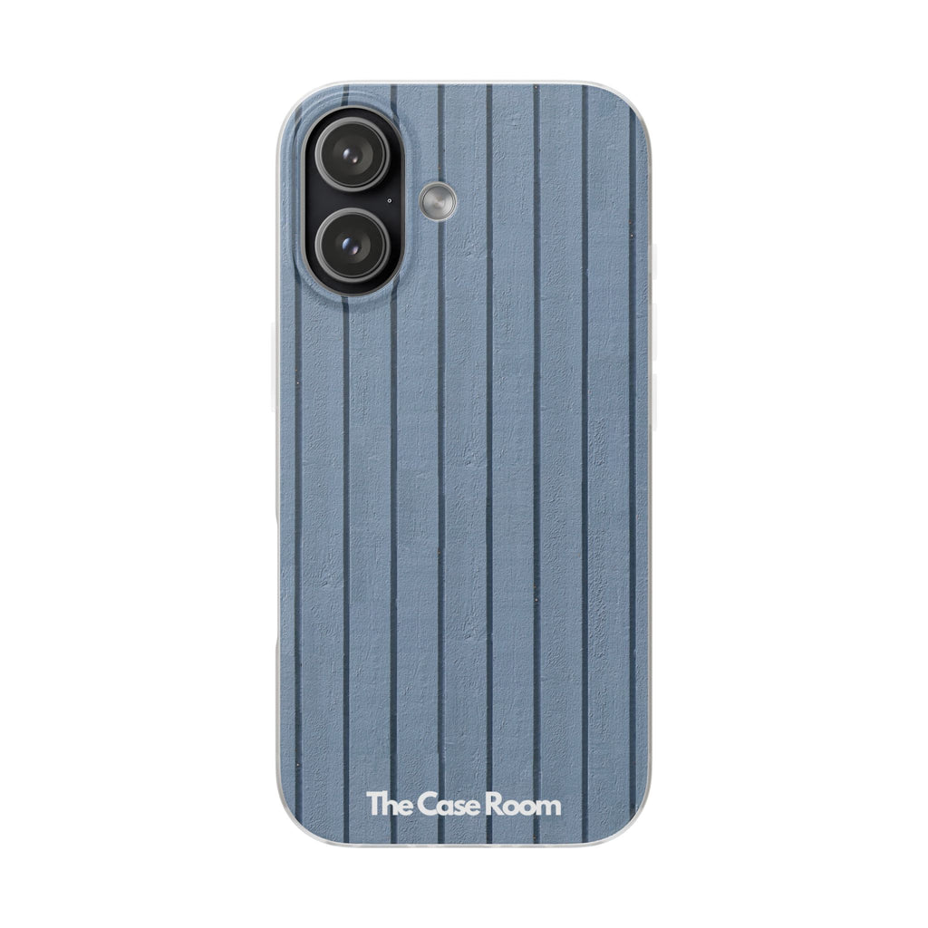 Rustic Wood Panel (Blue) Phone Case - iPhone 17/16/15 & Samsung A24