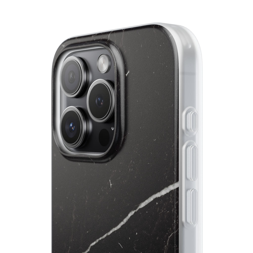 Black Marble Phone Case - iPhone 17/16/15 & Samsung A24