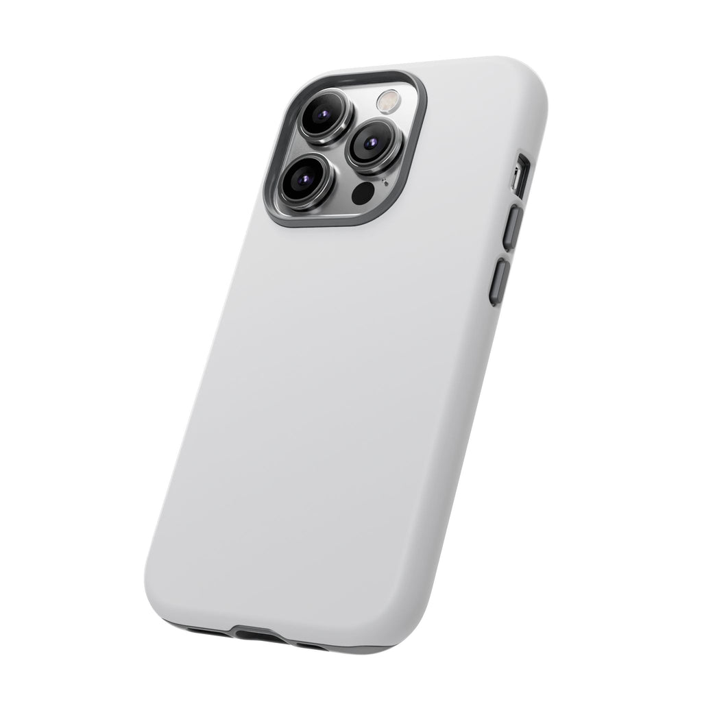 Tough iPhone Case (Silver Matte/Glossy) - Shockproof Durable Protective Cover