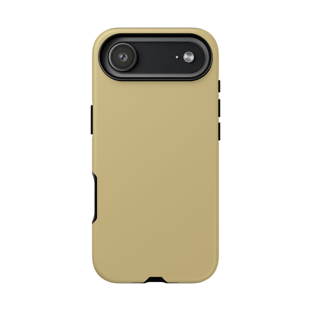 Tough iPhone Case (Gold Matte/Glossy) - Shockproof Durable Protective Cover