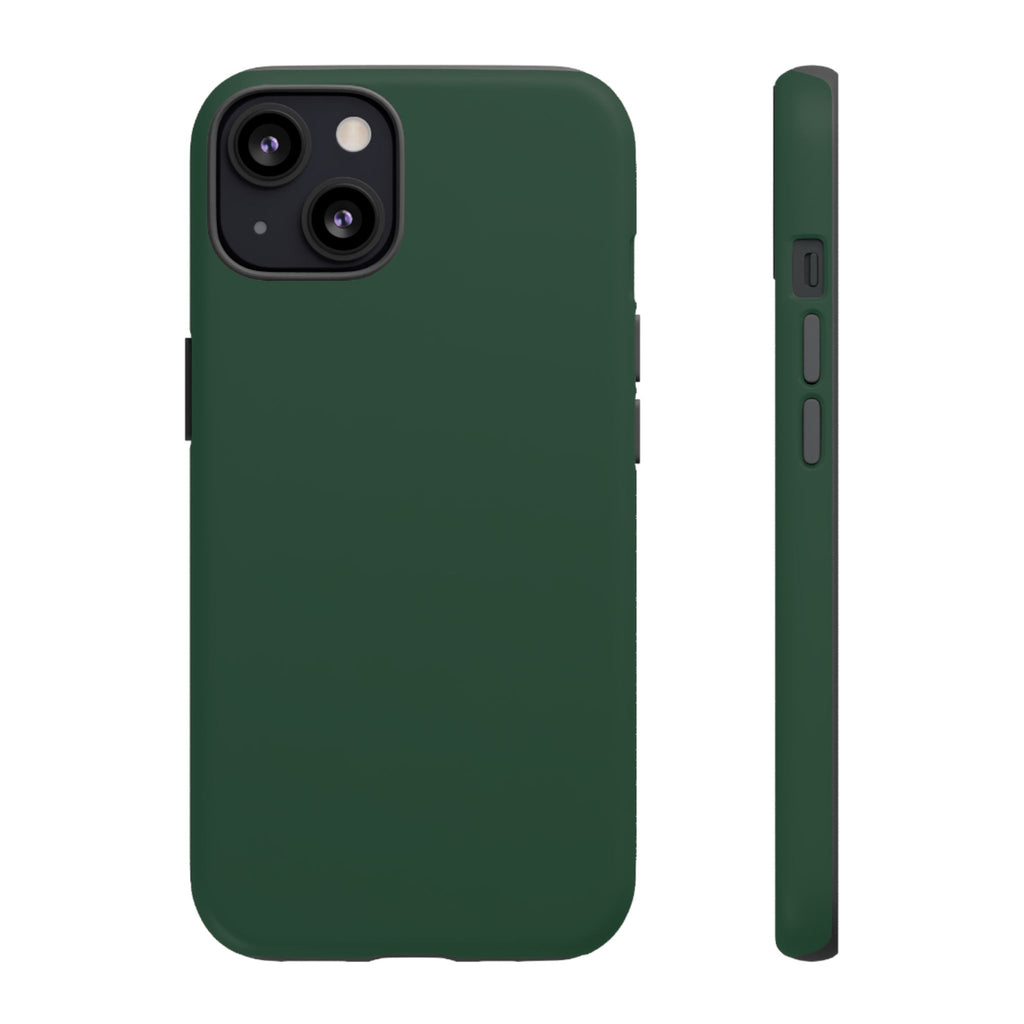 Tough iPhone Case (Green Matte/Glossy) - Shockproof Durable Protective Cover