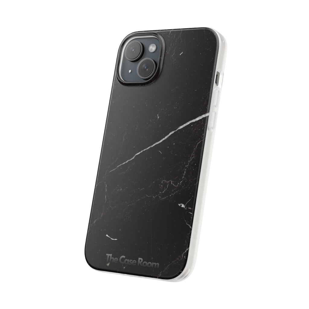 Black Marble Phone Case - iPhone 17/16/15 & Samsung A24
