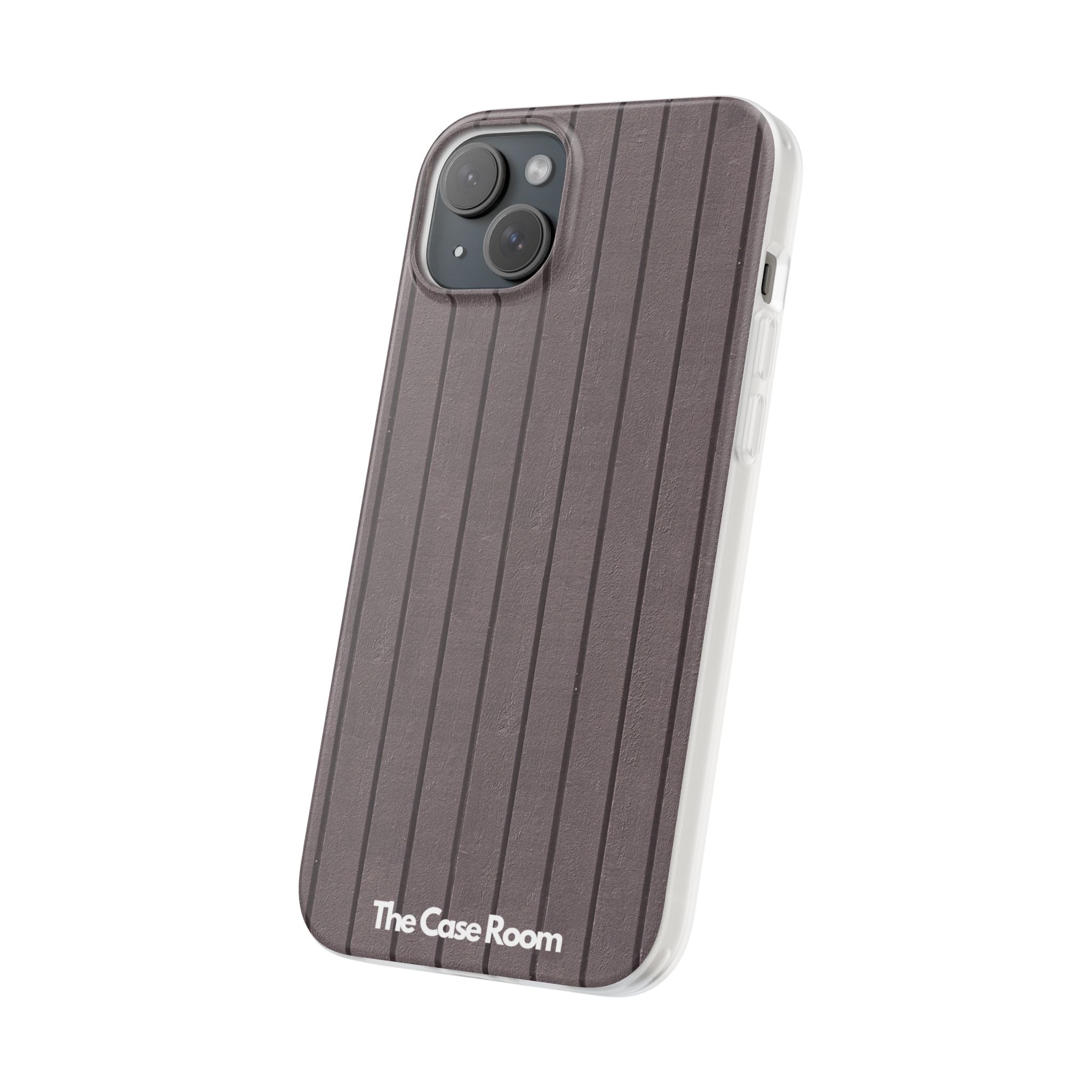 Rustic Wood Panel (Black) Phone Case - iPhone 17/16/15 & Samsung A24