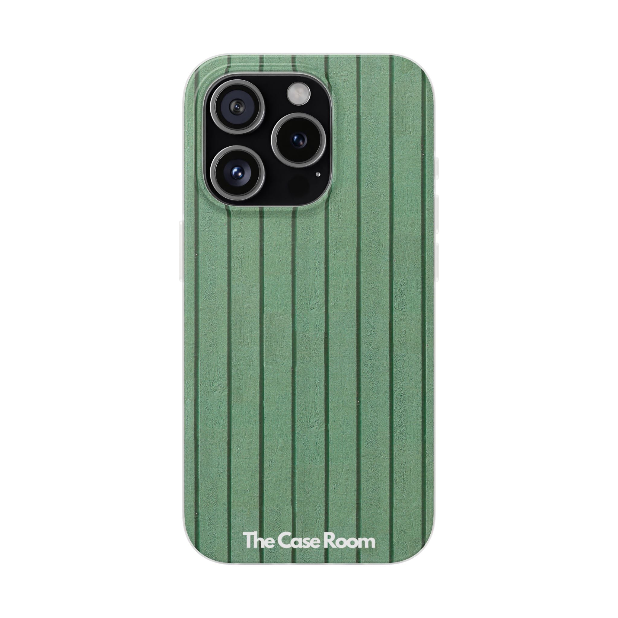 Rustic Wood Panel (Green) Phone Case - iPhone 17/16/15 & Samsung A24