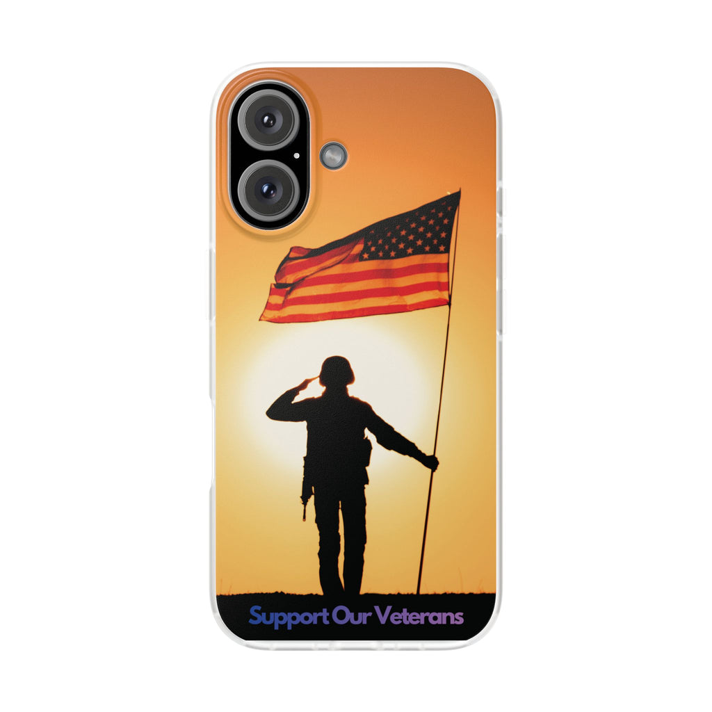 Veterans and Troops Support Phone Case - iPhone 17/16/15 & Samsung A24