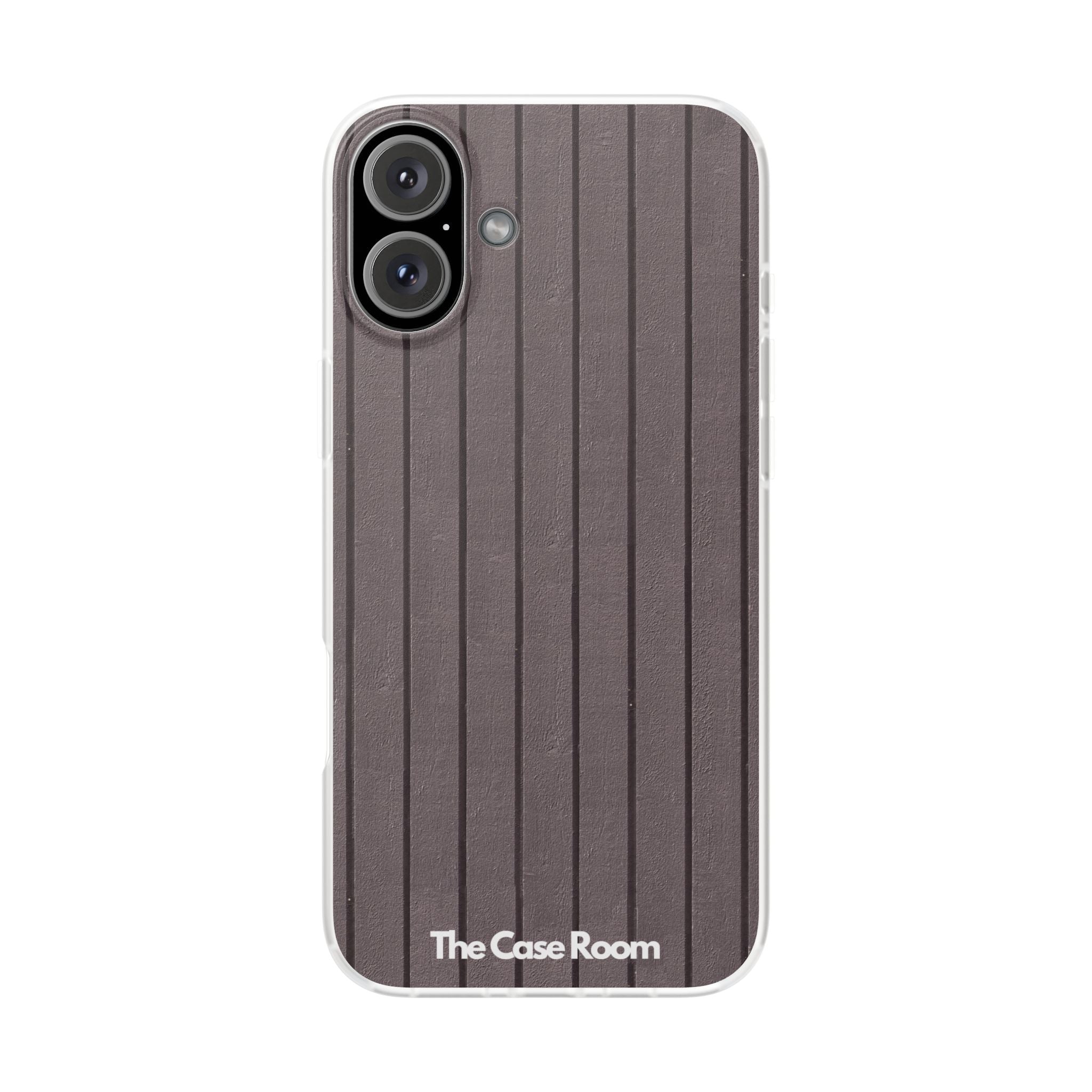 Rustic Wood Panel (Black) Phone Case - iPhone 17/16/15 & Samsung A24