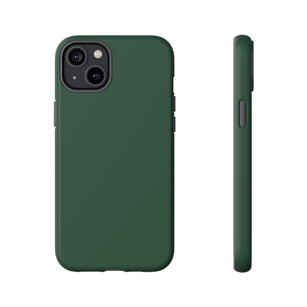 Tough iPhone Case (Green Matte/Glossy) - Shockproof Durable Protective Cover