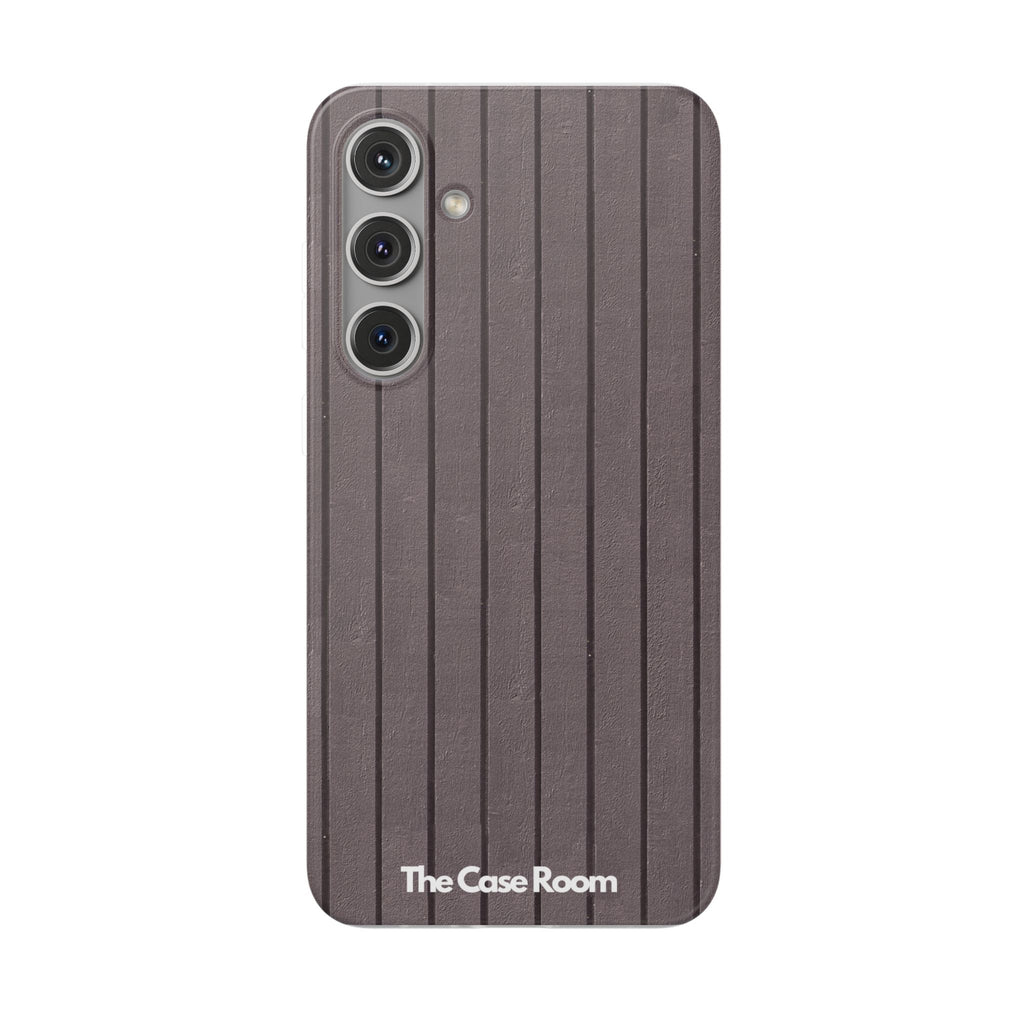 Rustic Wood Panel (Black) Phone Case - iPhone 17/16/15 & Samsung A24