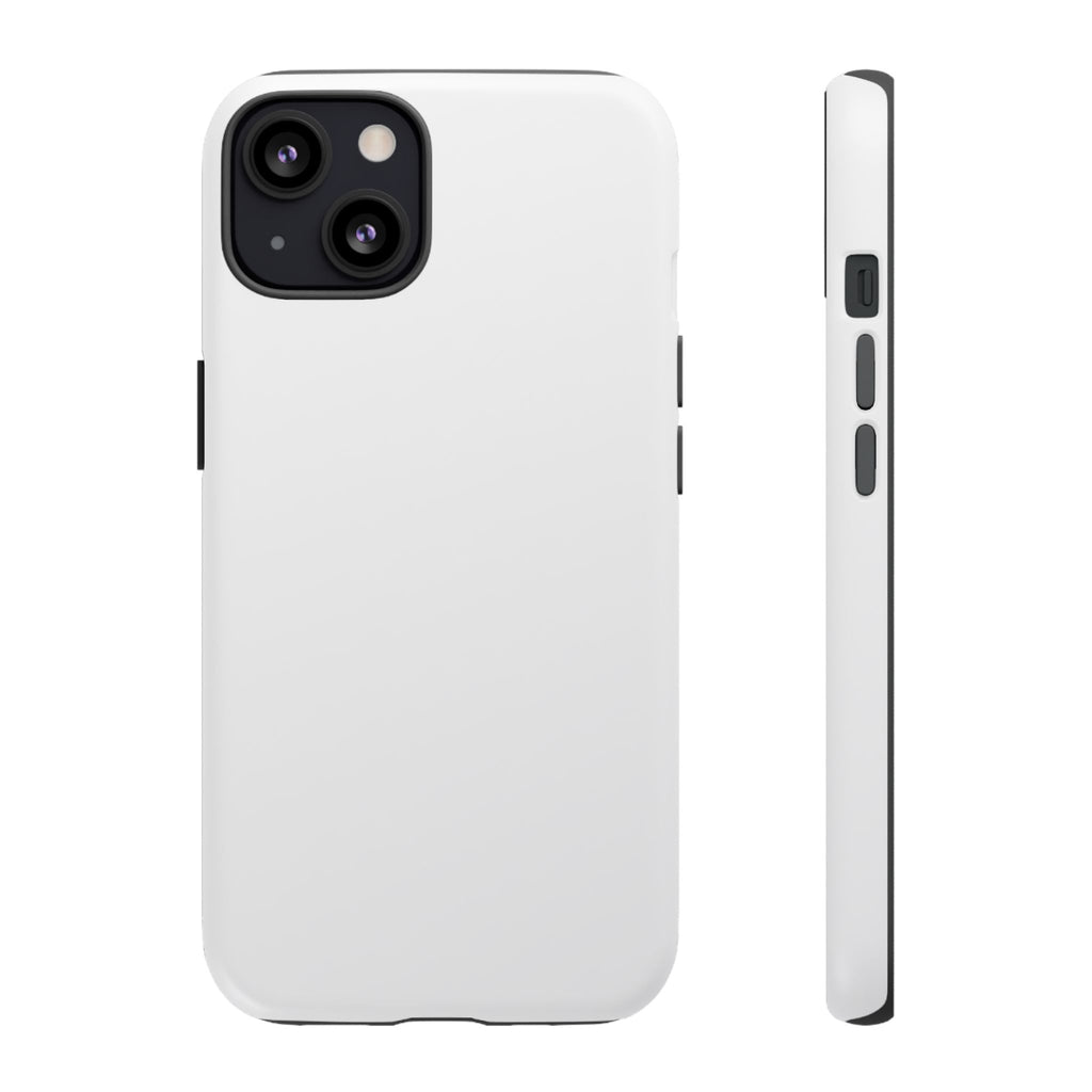 Tough iPhone Case (Silver Matte/Glossy) - Shockproof Durable Protective Cover