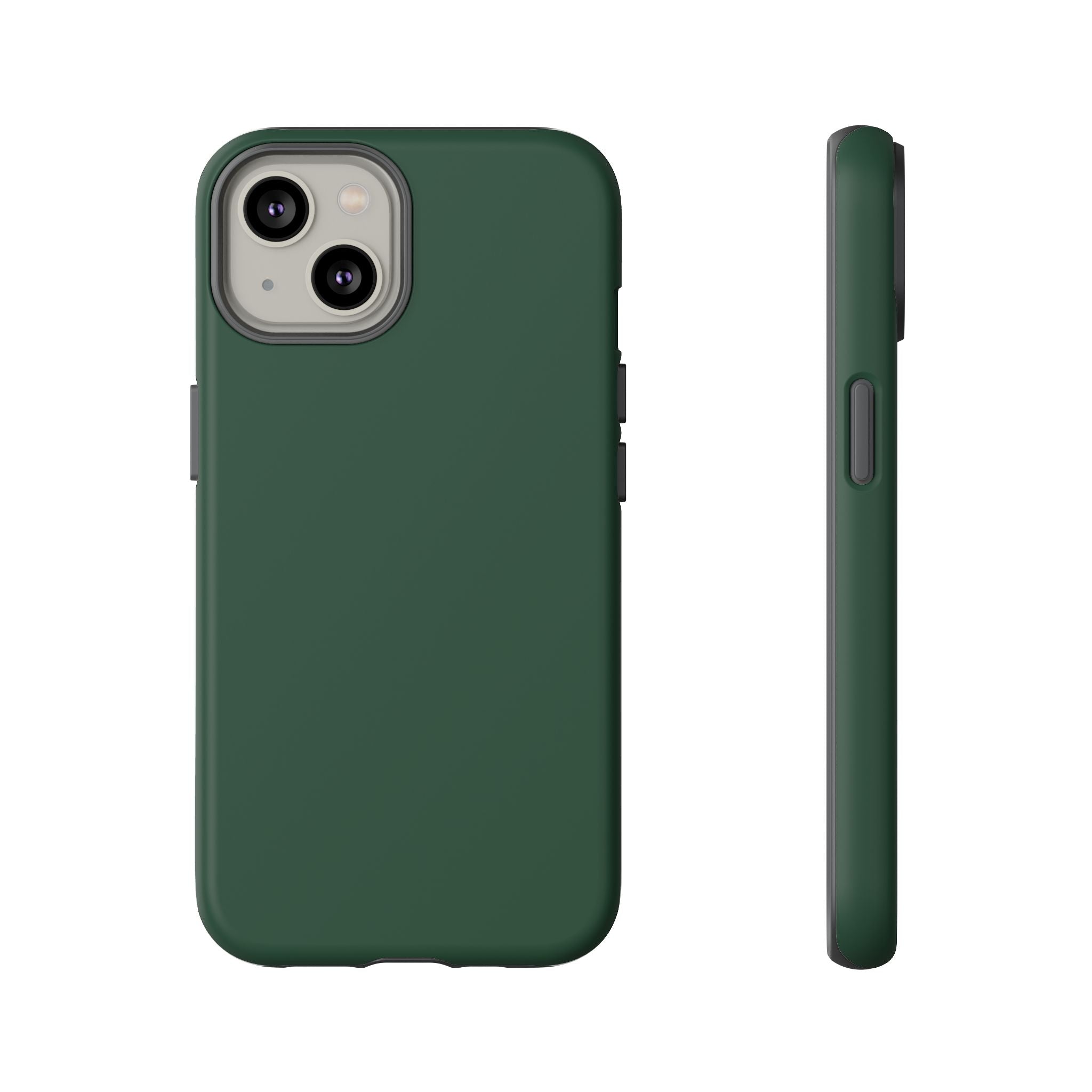 Tough iPhone Case (Green Matte/Glossy) - Shockproof Durable Protective Cover