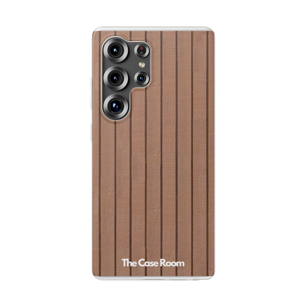Rustic Wood Panel (Brown) Phone Case - iPhone 17/16/15 & Samsung A24