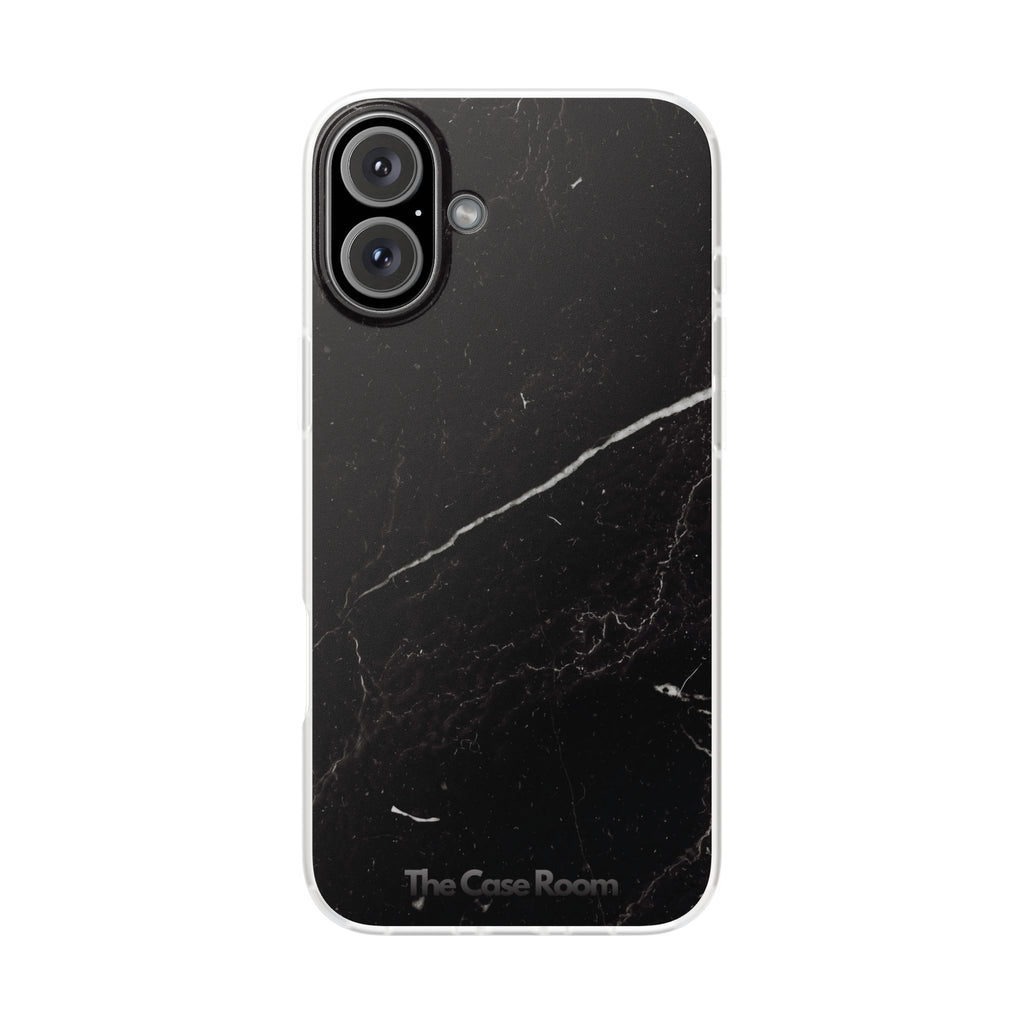 Black Marble Phone Case - iPhone 17/16/15 & Samsung A24