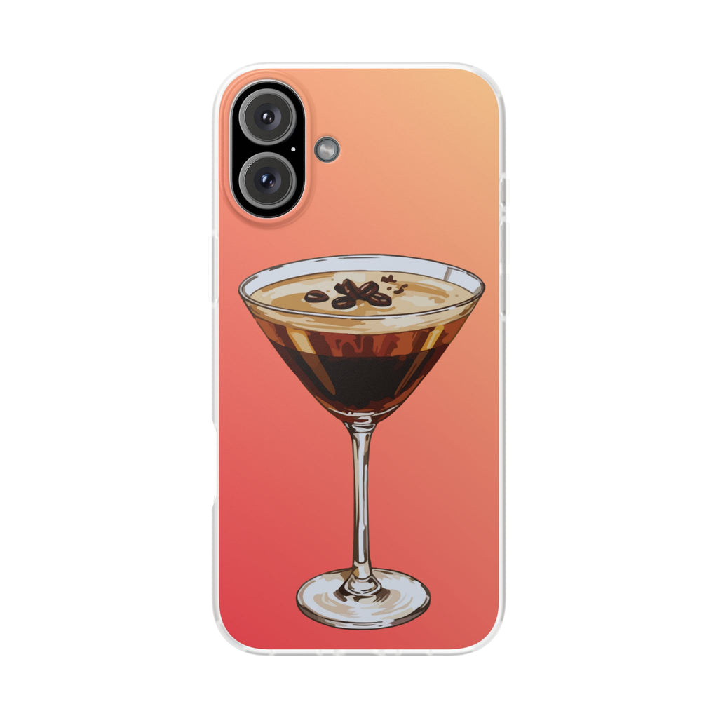 Espresso Martini Phone Case (Sunrise) - Stylish Cocktail iPhone 17/16/15 & Samsung A24