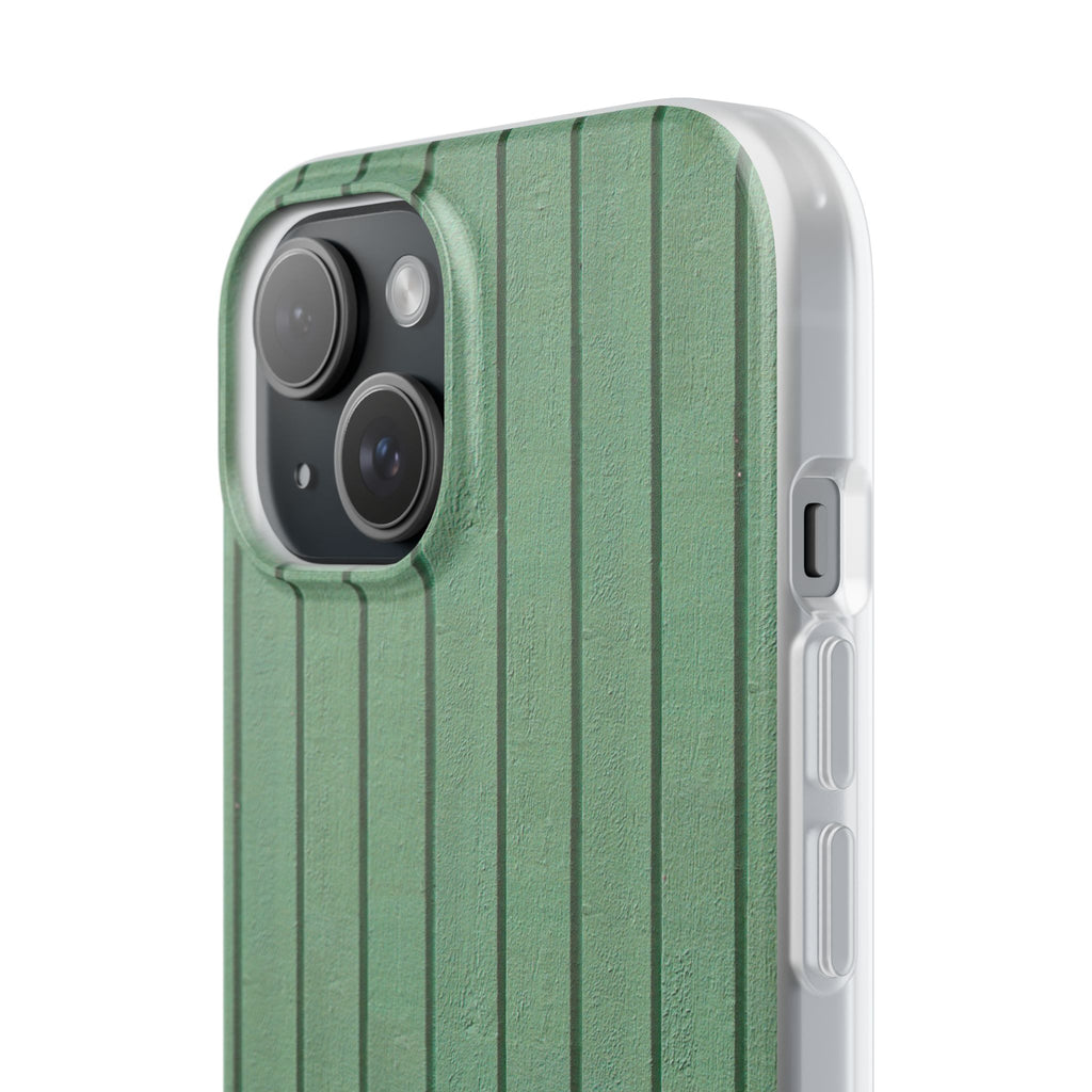 Rustic Wood Panel (Green) Phone Case - iPhone 17/16/15 & Samsung A24