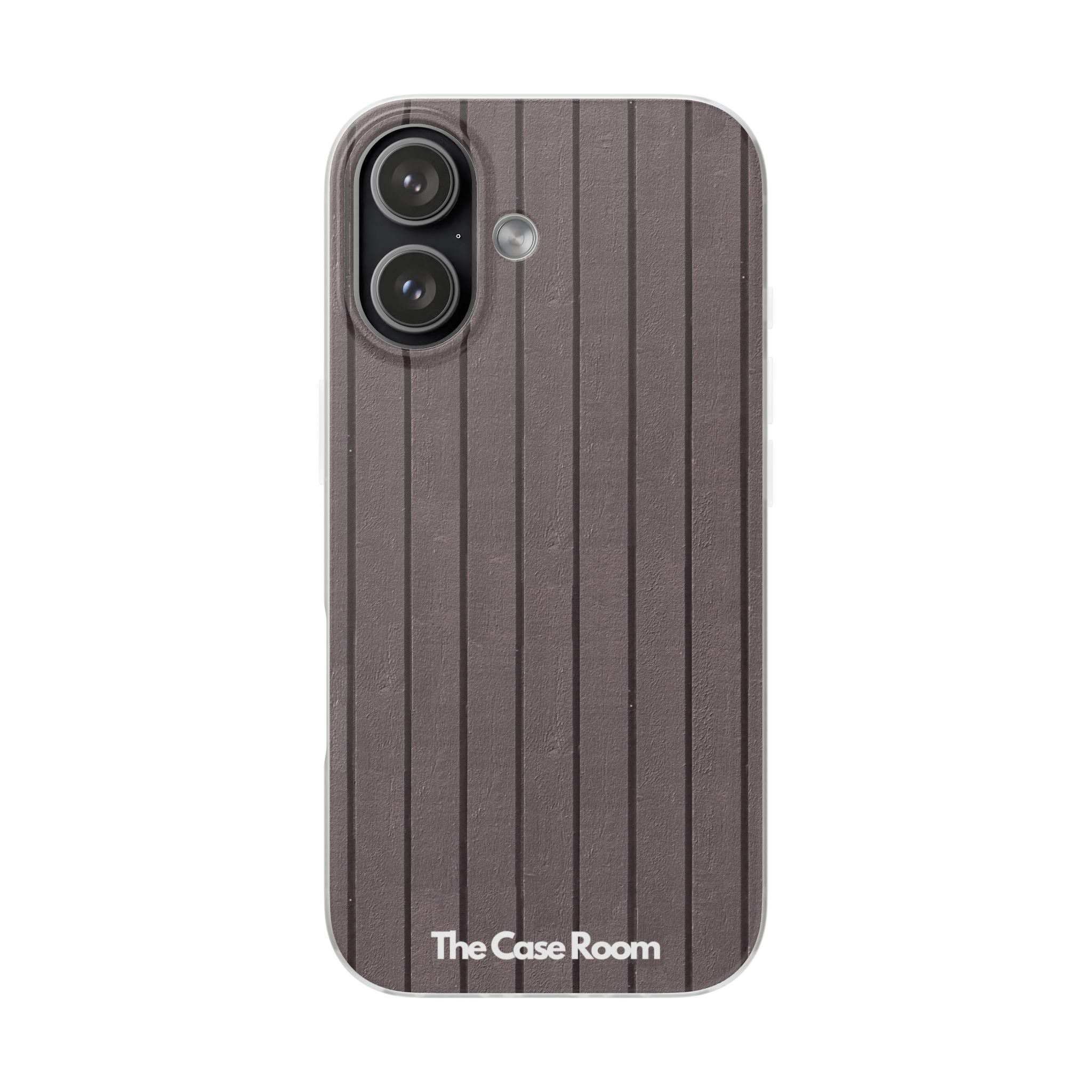 Rustic Wood Panel (Black) Phone Case - iPhone 17/16/15 & Samsung A24
