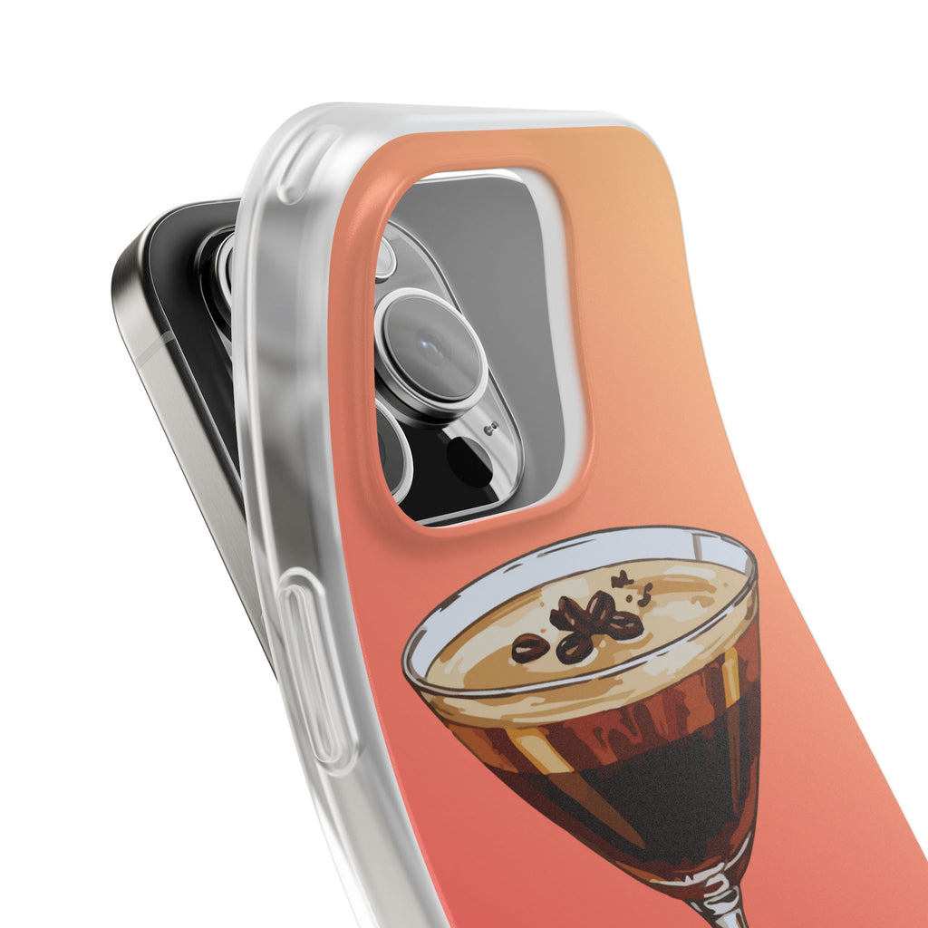 Espresso Martini Phone Case (Sunrise) - Stylish Cocktail iPhone 17/16/15 & Samsung A24