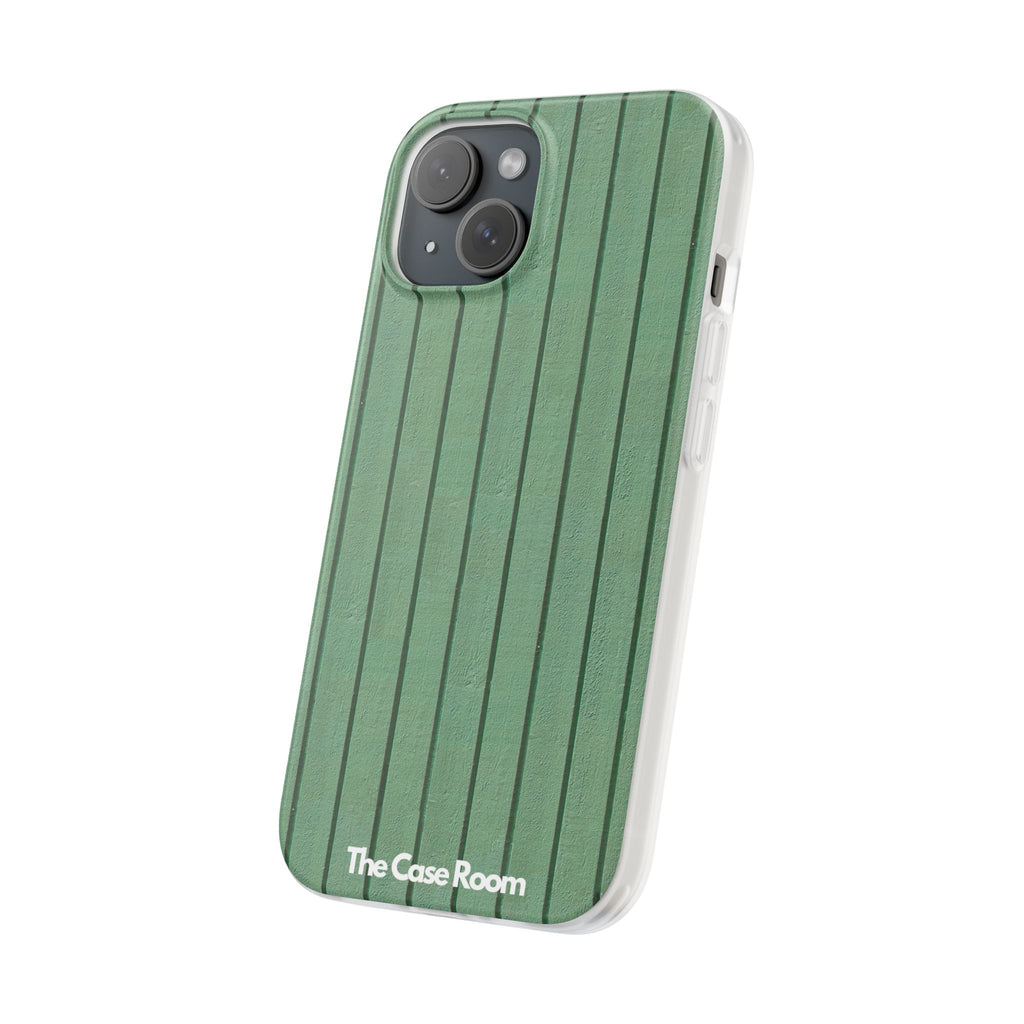 Rustic Wood Panel (Green) Phone Case - iPhone 17/16/15 & Samsung A24