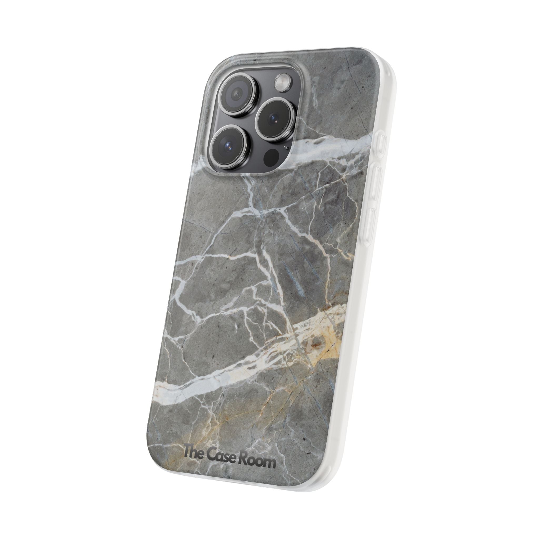 Gray Marble Phone Case - iPhone 17/16/15 & Samsung A24