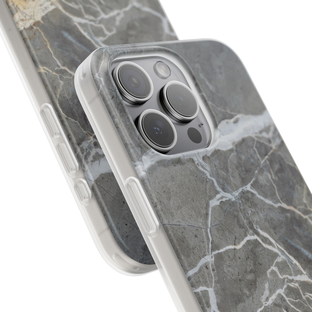 Gray Marble Phone Case - iPhone 17/16/15 & Samsung A24
