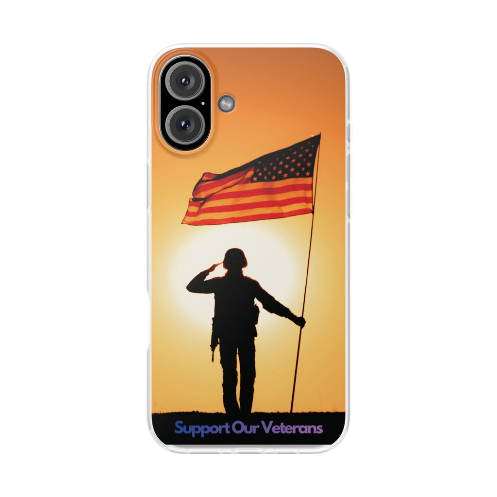 Veterans and Troops Support Phone Case - iPhone 17/16/15 & Samsung A24