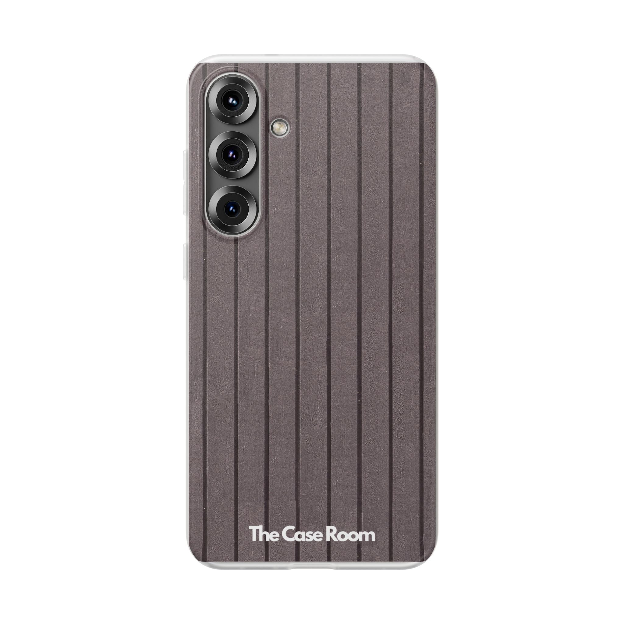 Rustic Wood Panel (Black) Phone Case - iPhone 17/16/15 & Samsung A24