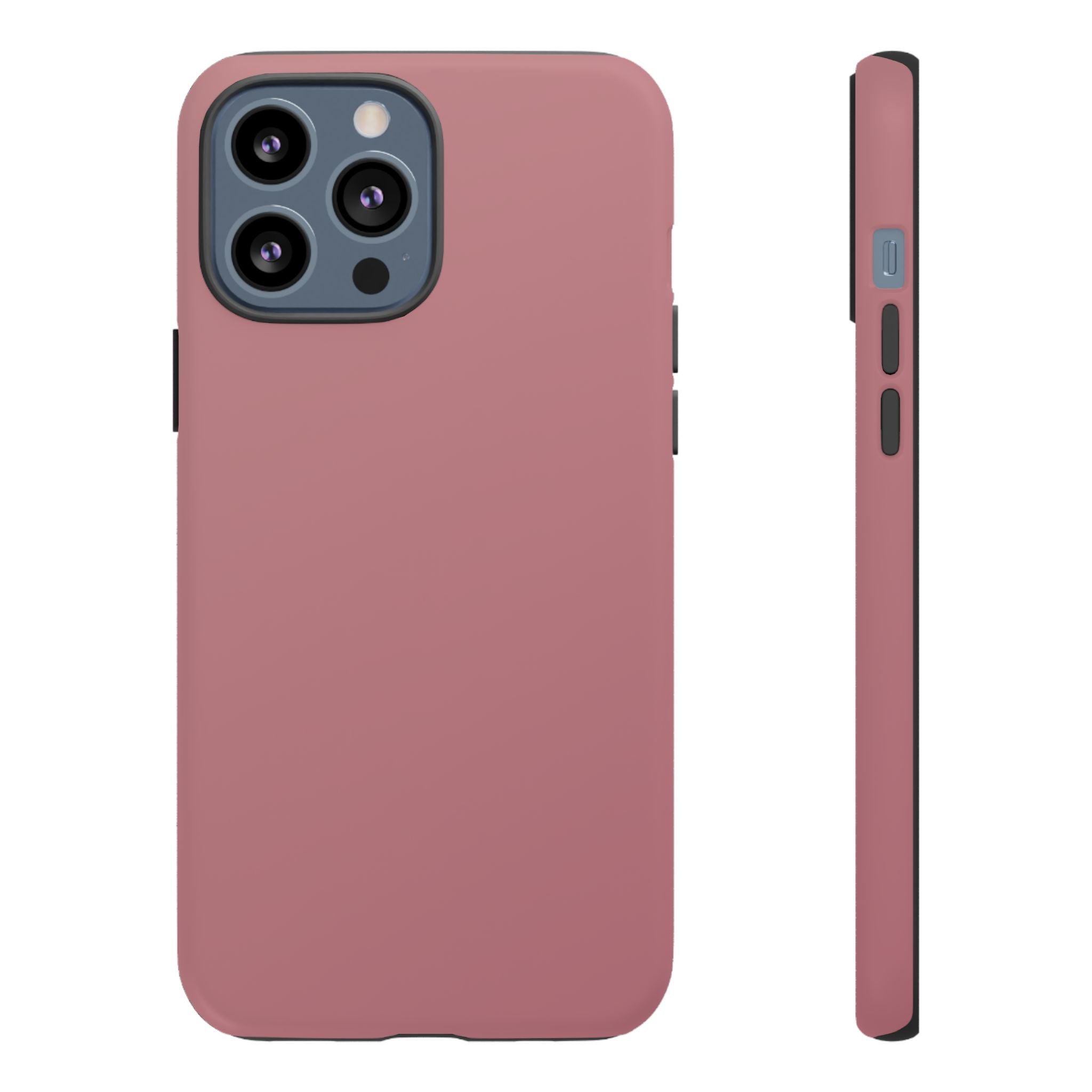 Tough iPhone Case (Rose Matte/Glossy) - Shockproof Durable Protective Cover