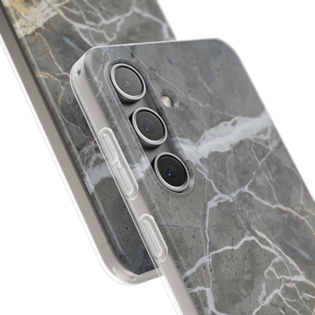 Gray Marble Phone Case - iPhone 17/16/15 & Samsung A24