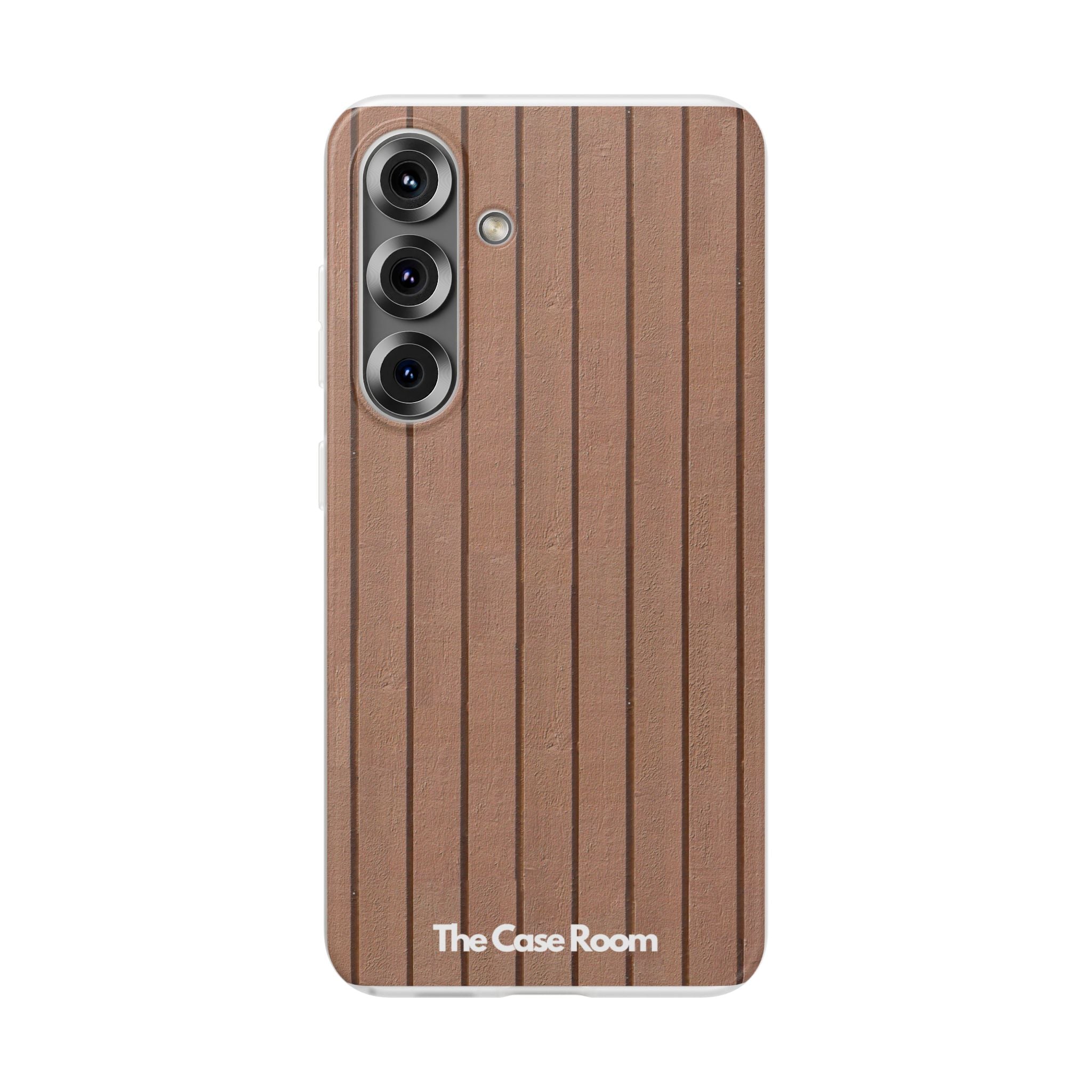 Rustic Wood Panel (Brown) Phone Case - iPhone 17/16/15 & Samsung A24