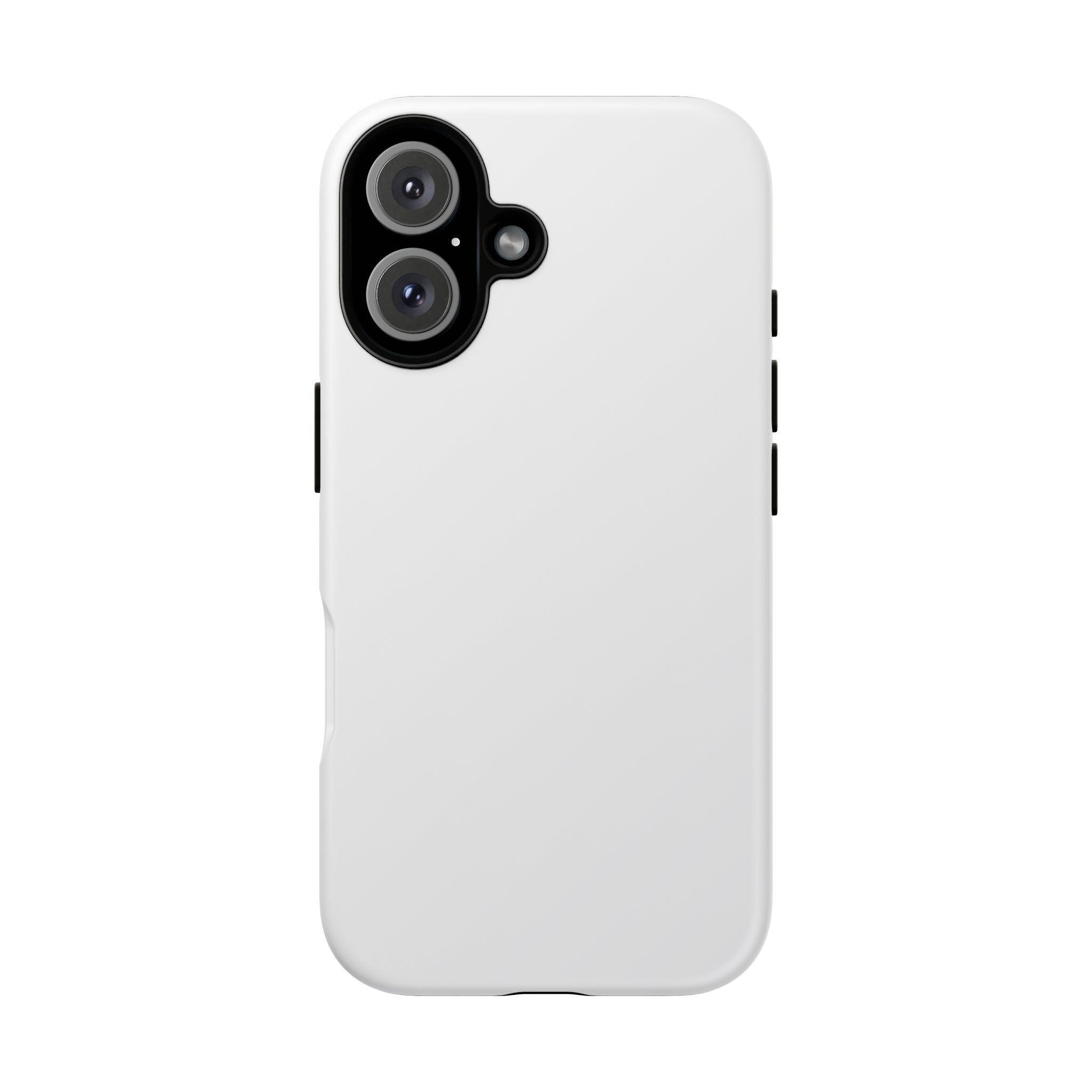 Tough iPhone Case (Silver Matte/Glossy) - Shockproof Durable Protective Cover