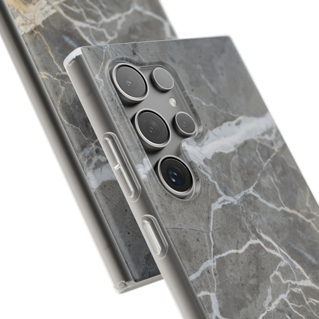Gray Marble Phone Case - iPhone 17/16/15 & Samsung A24