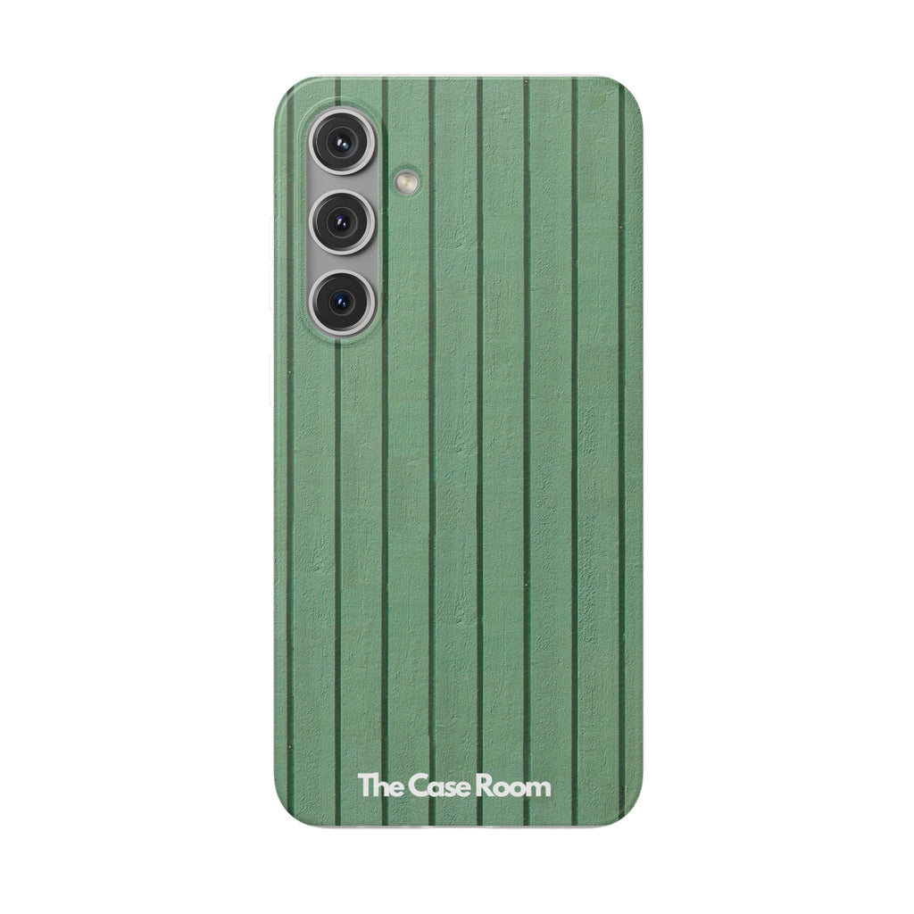 Rustic Wood Panel (Green) Phone Case - iPhone 17/16/15 & Samsung A24