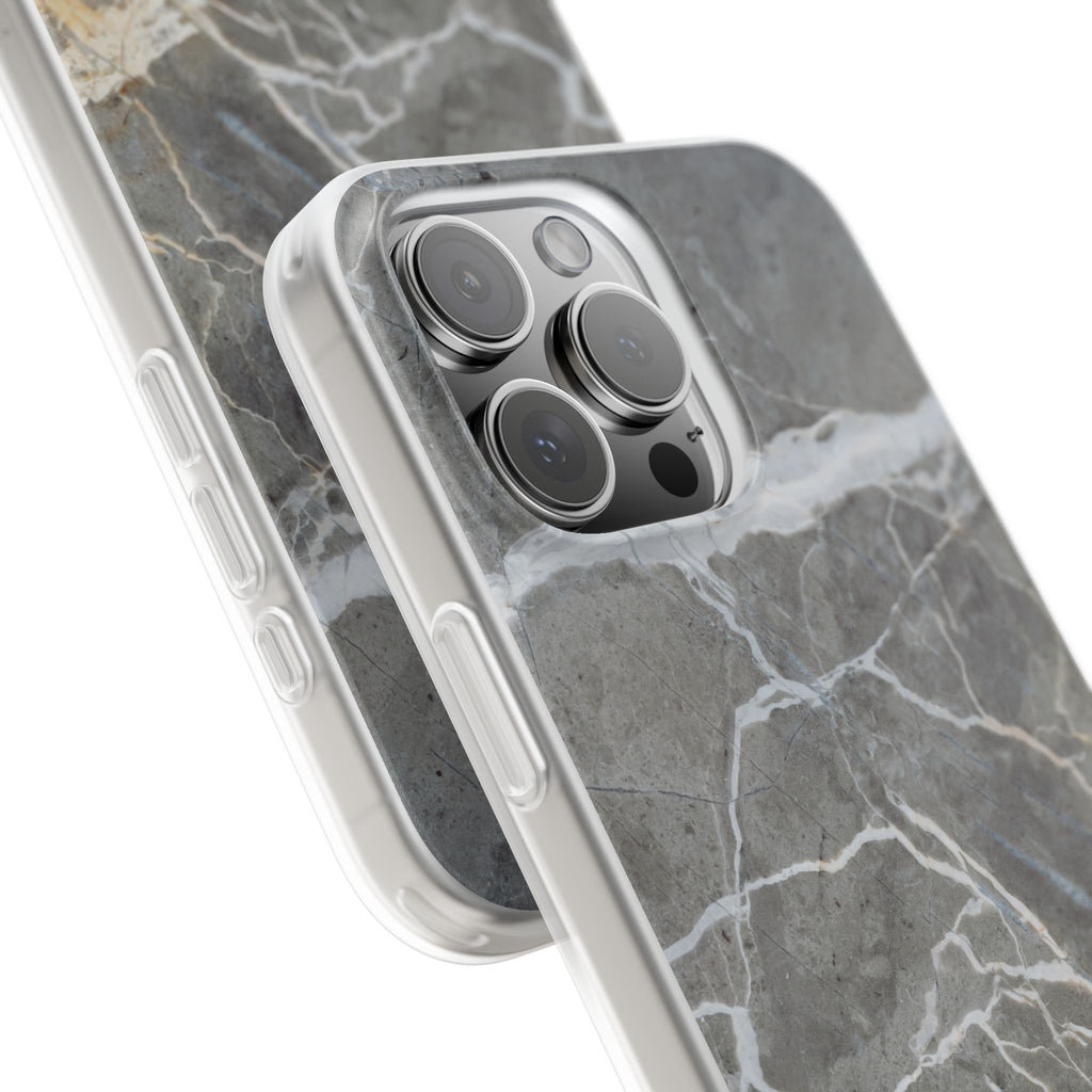 Gray Marble Phone Case - iPhone 17/16/15 & Samsung A24