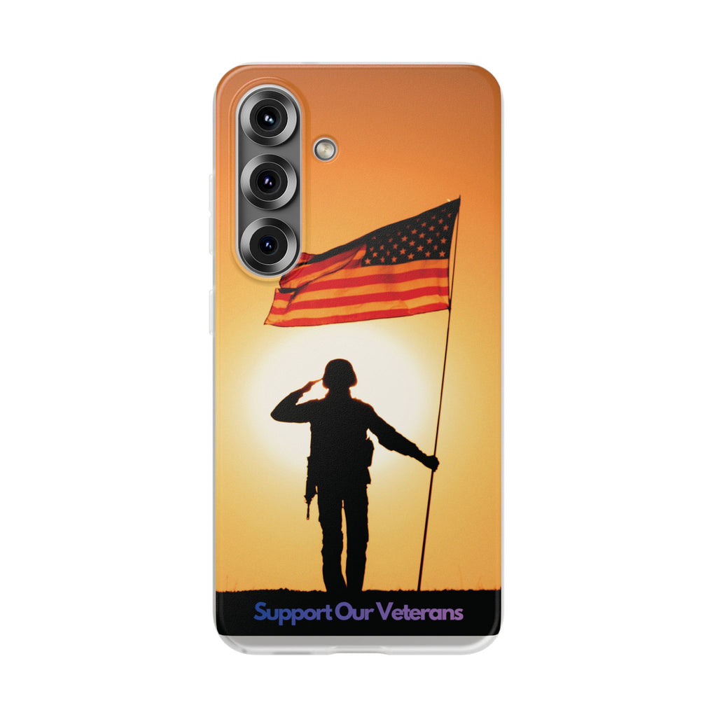 Veterans and Troops Support Phone Case - iPhone 17/16/15 & Samsung A24