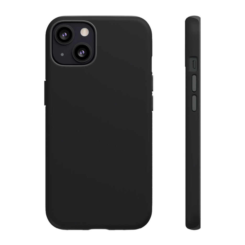 Tough iPhone Case (Space Black Matte/Glossy) - Shockproof Durable Protective Cover