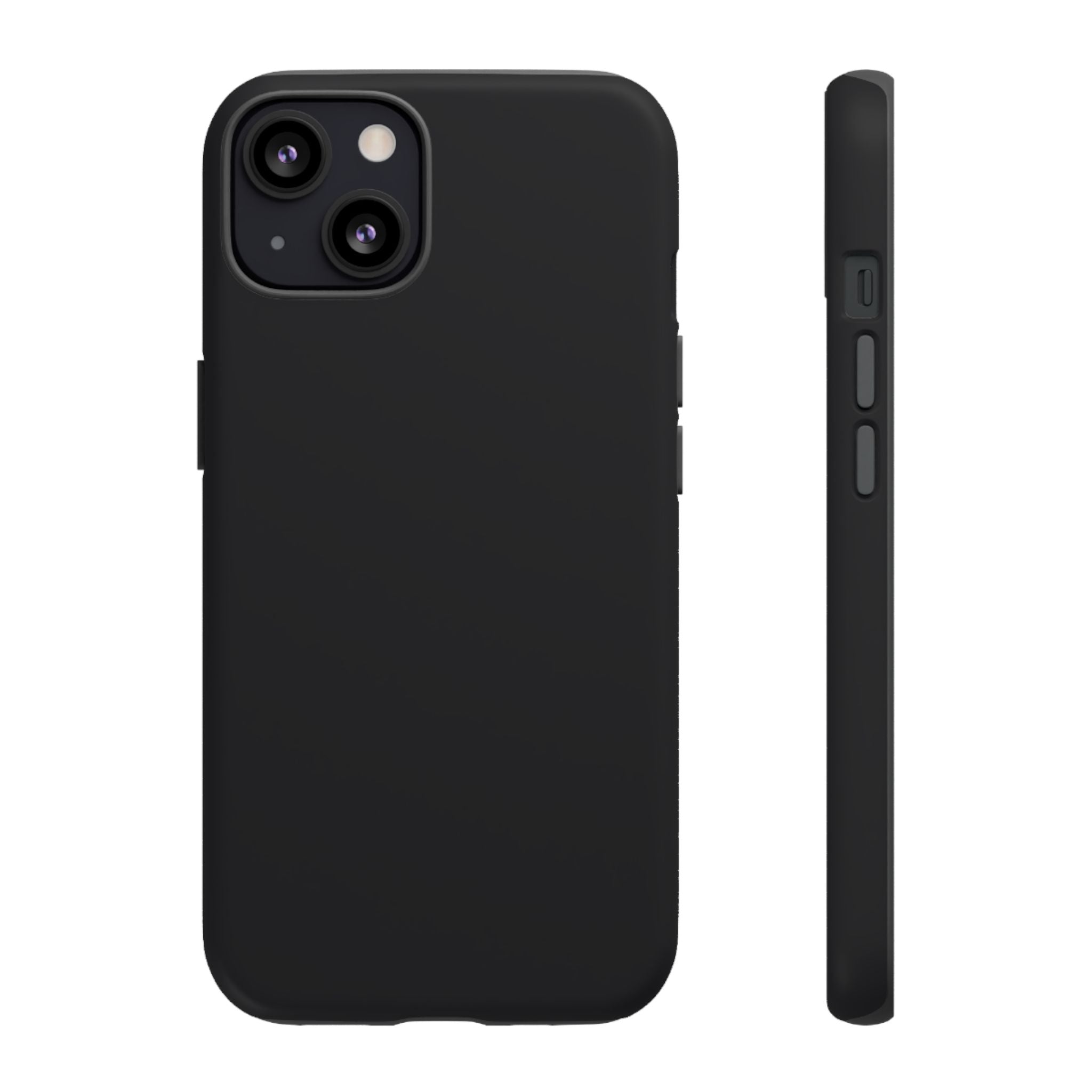 Tough iPhone Case (Space Black Matte/Glossy) - Shockproof Durable Protective Cover