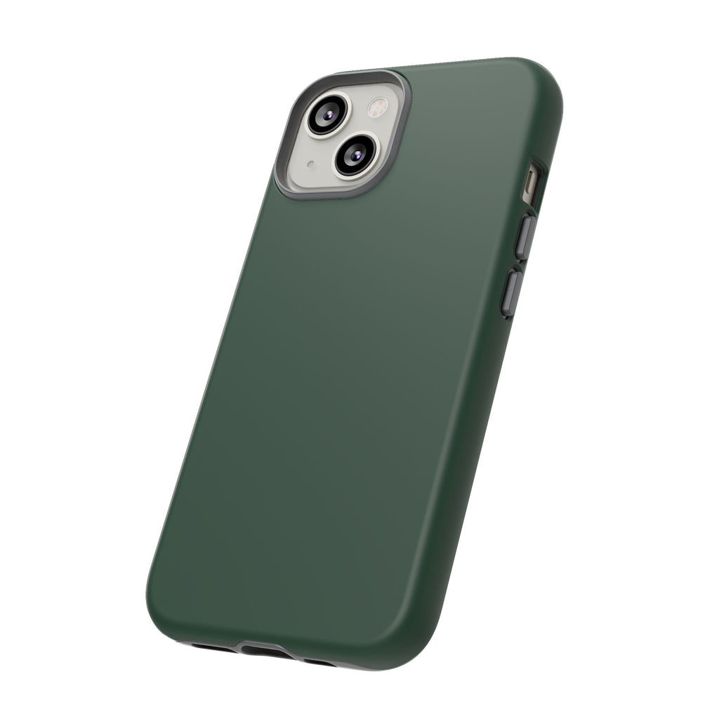Tough iPhone Case (Green Matte/Glossy) - Shockproof Durable Protective Cover