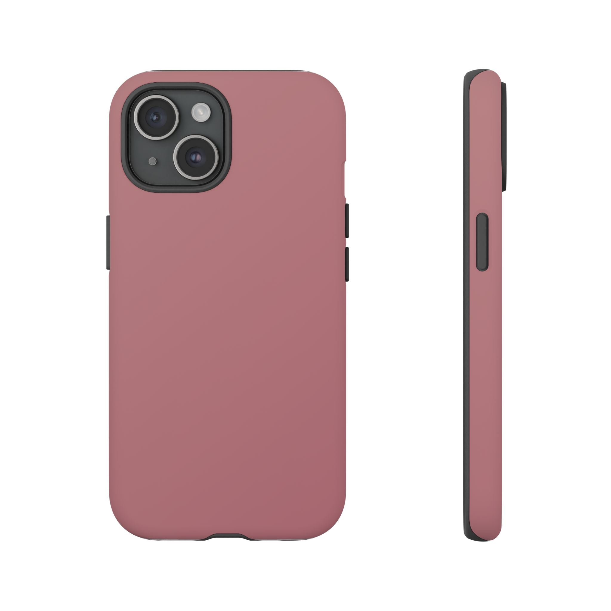 Tough iPhone Case (Rose Matte/Glossy) - Shockproof Durable Protective Cover
