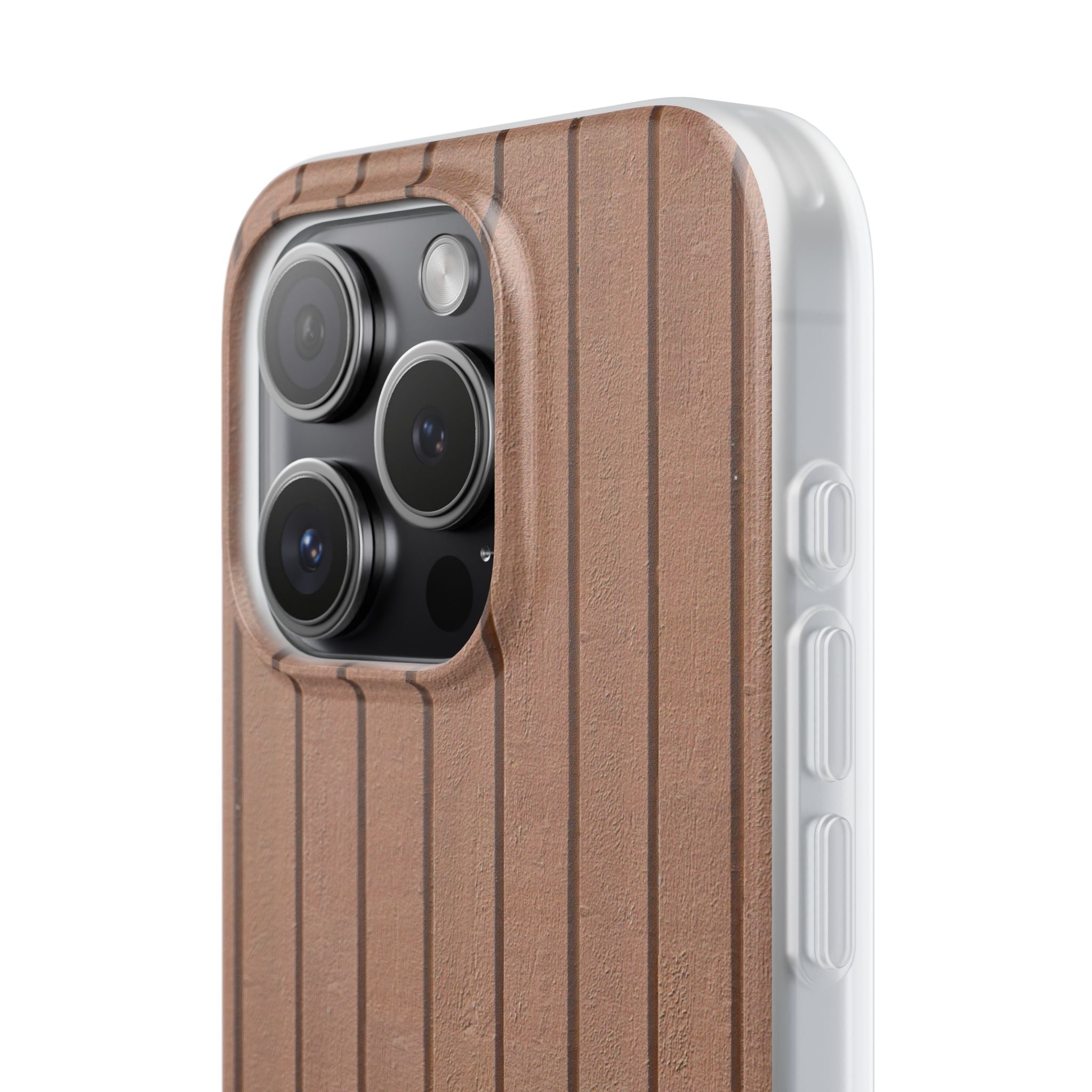 Rustic Wood Panel (Brown) Phone Case - iPhone 17/16/15 & Samsung A24
