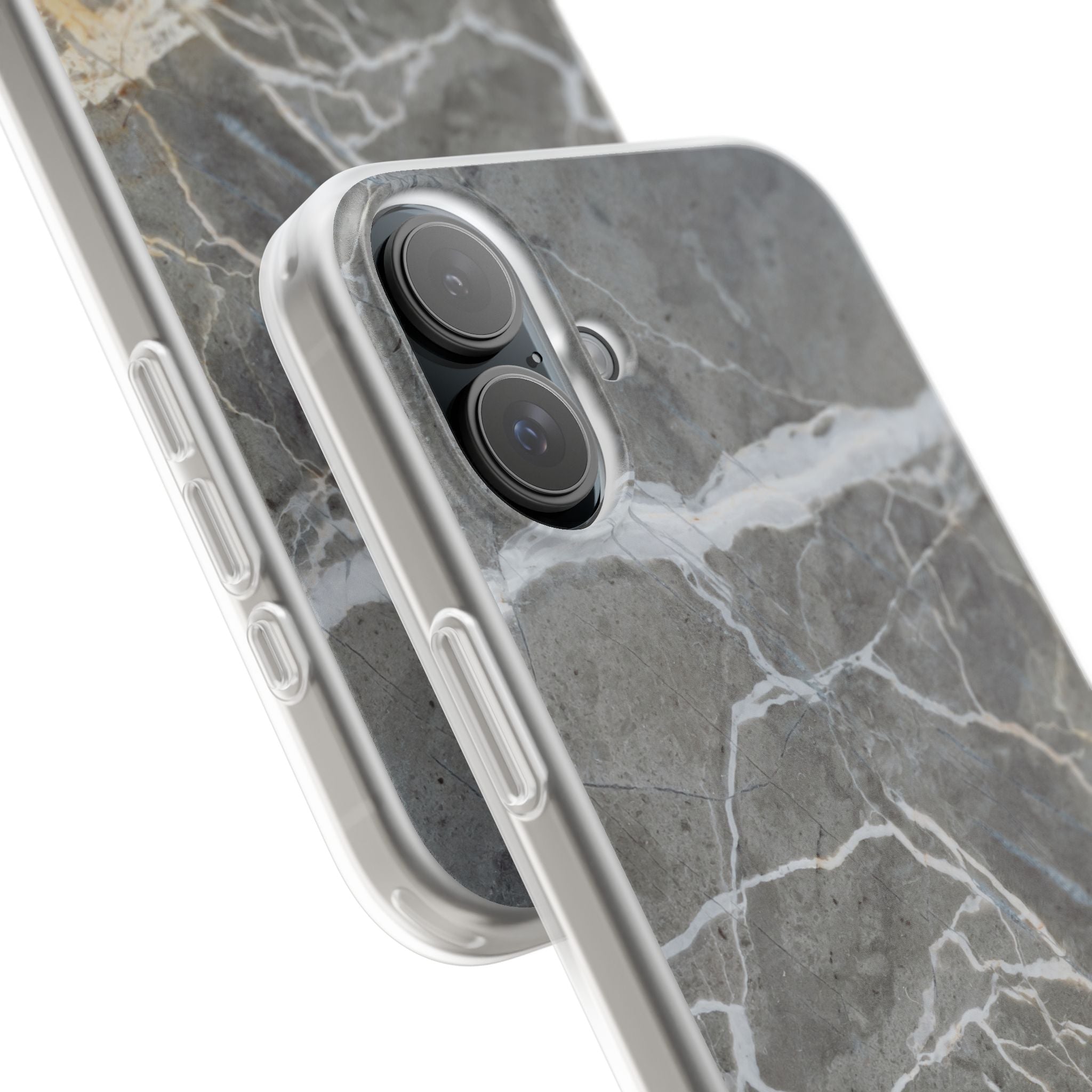 Gray Marble Phone Case - iPhone 17/16/15 & Samsung A24